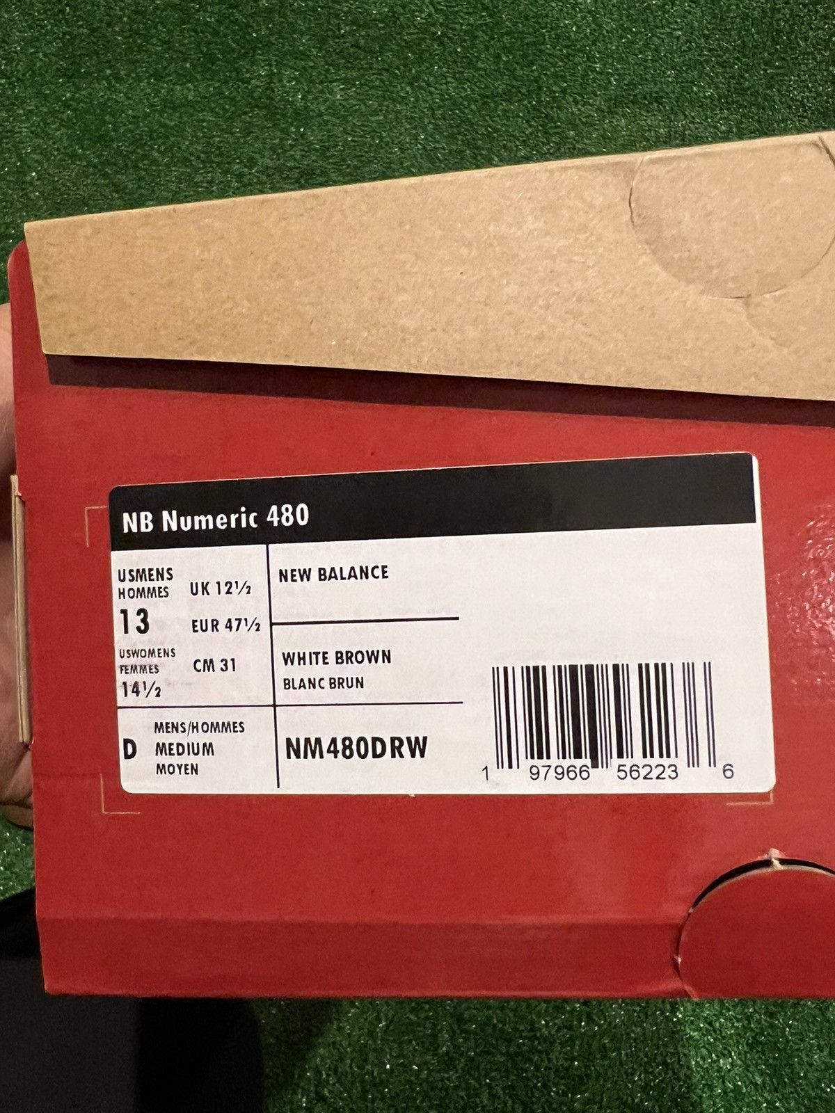 New Balance Numeric 480 'Sea Salt Brown' Andrew Reynolds Size US 13 / EU 46 - 8 Thumbnail