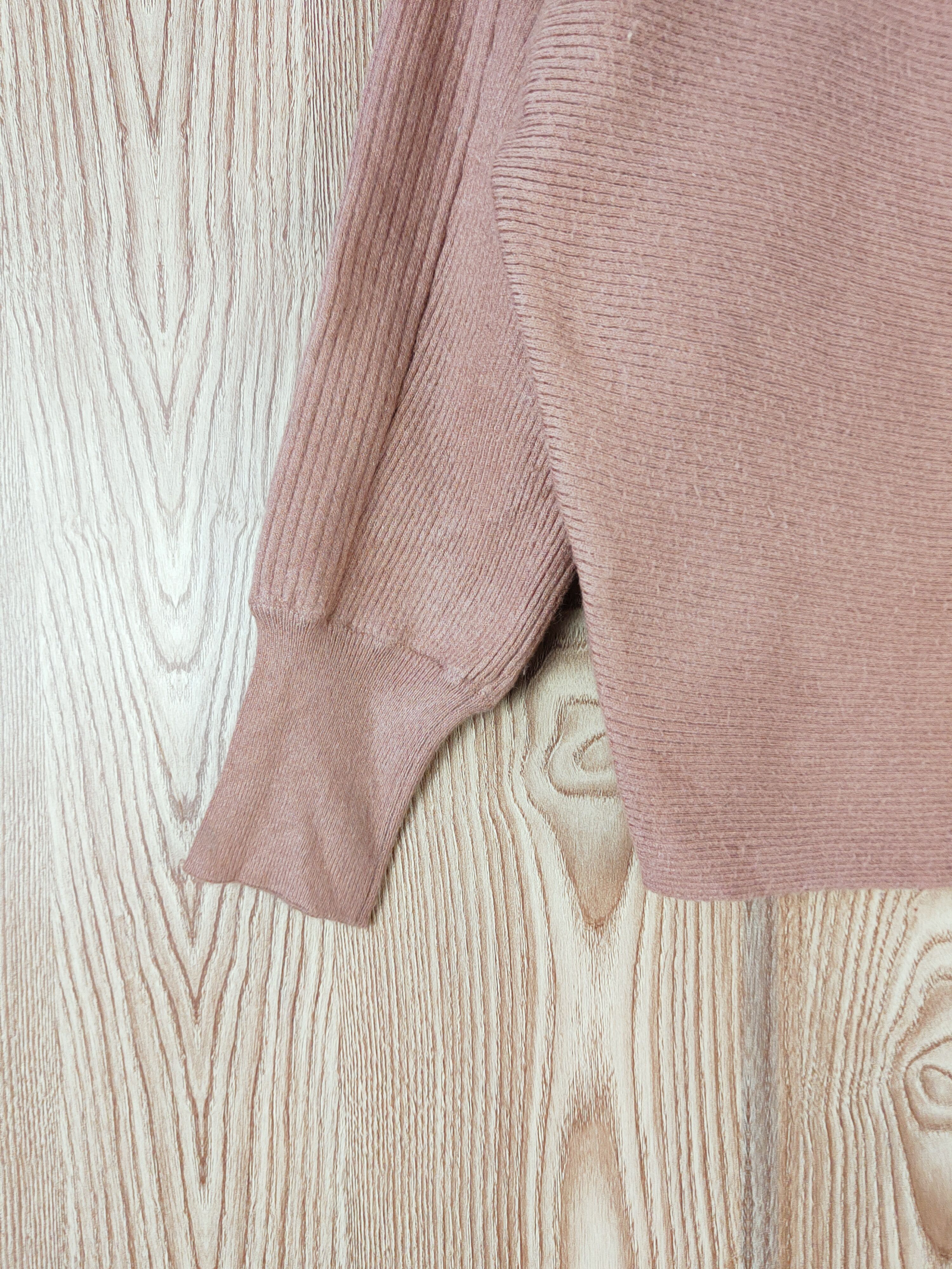 Homespun Knitwear × Japanese Brand × Vintage Cecil McBee Peach Knitwear Sweatshirts #W872 Size M / US 6-8 / IT 42-44 - 5 Thumbnail