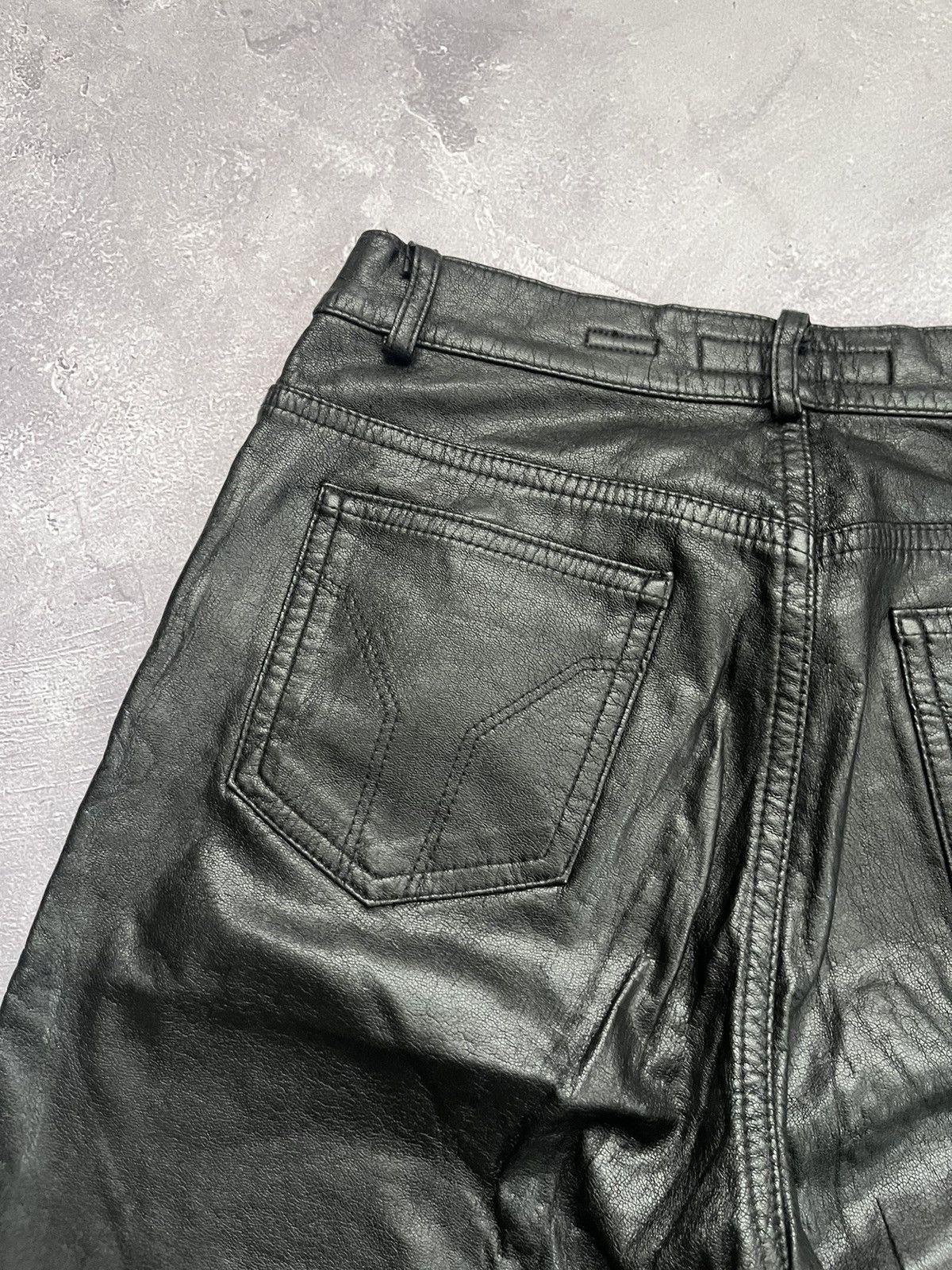 Japanese Brand × Miss Sixty Miss Sixty Flared Boot Cut Eco Leather Pants Jeans Y2K Size 28" / US 6 / IT 42 - 9 Thumbnail