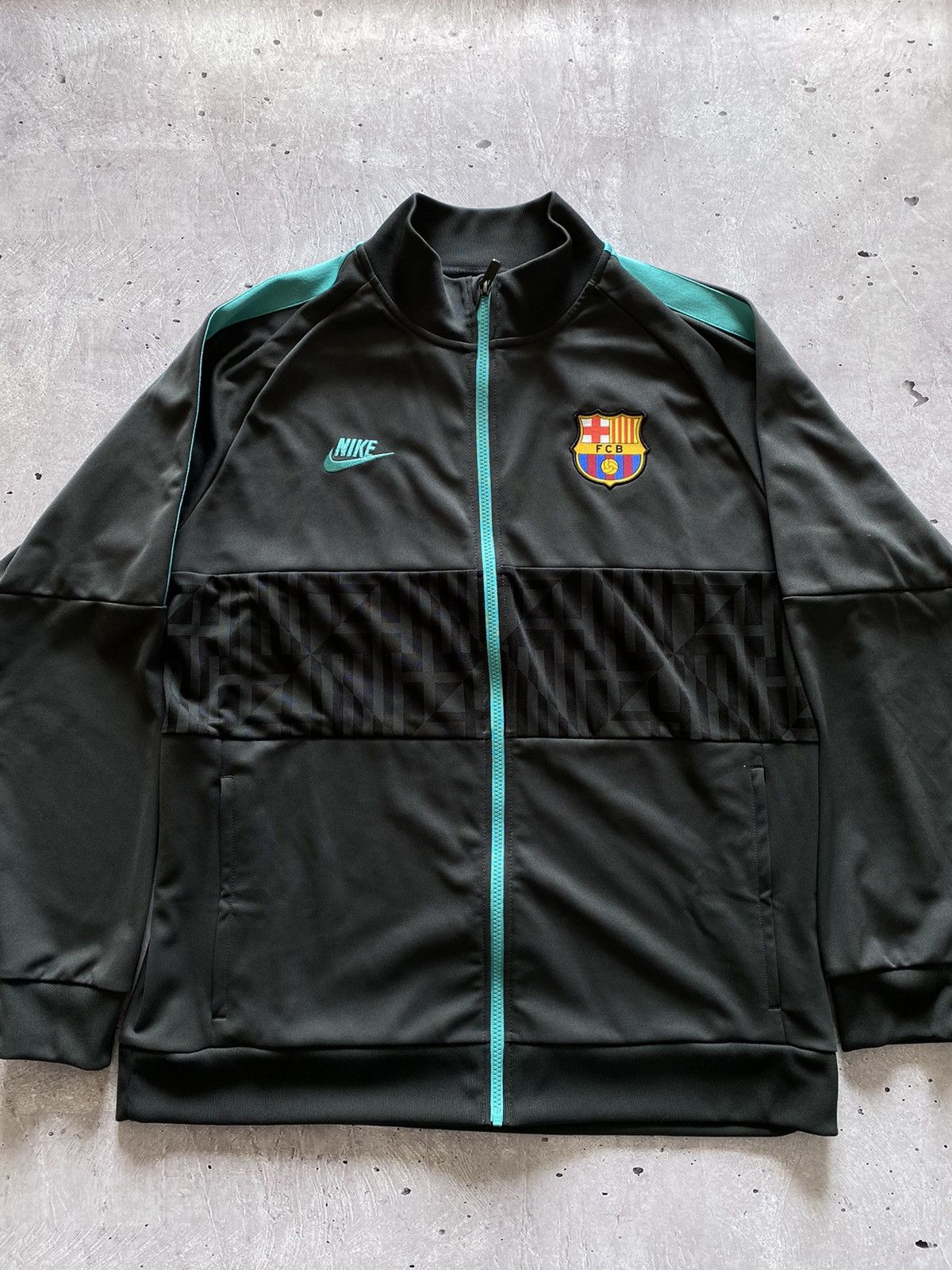 Nike 🔥NWT Nike FC Barcelona I96 2019 Track Jacket Soccer Full Zip Size US XL / EU 56 / 4 - 8 Thumbnail