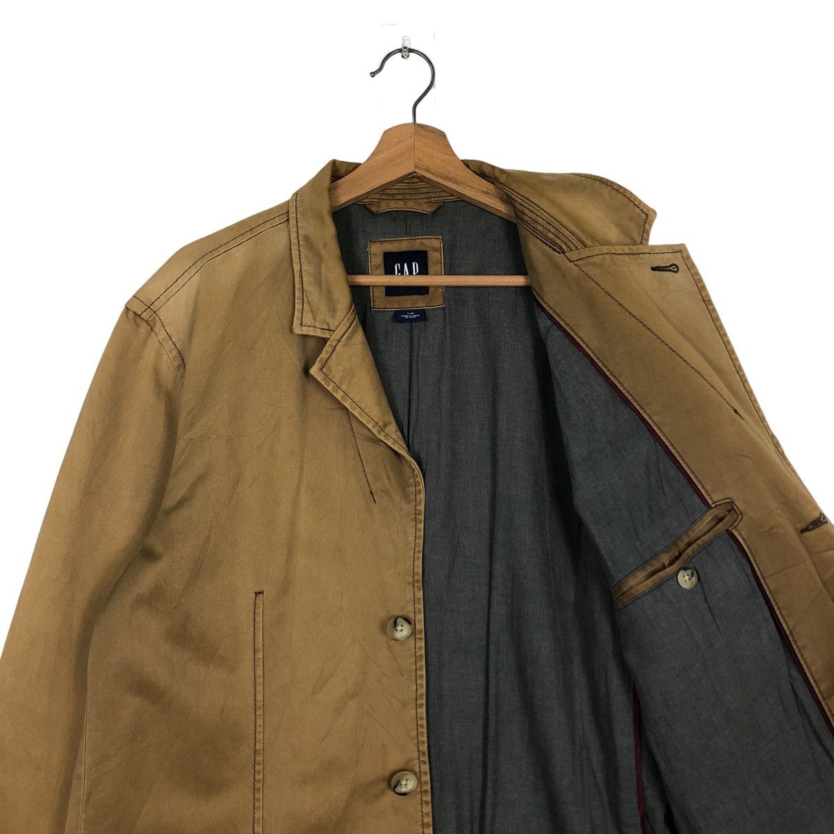 Japanese Brand 🔥Vintage Duck Canvas Chore Work Jacket Gap Issey Miyake Size US L / EU 52-54 / 3 - 12 Thumbnail