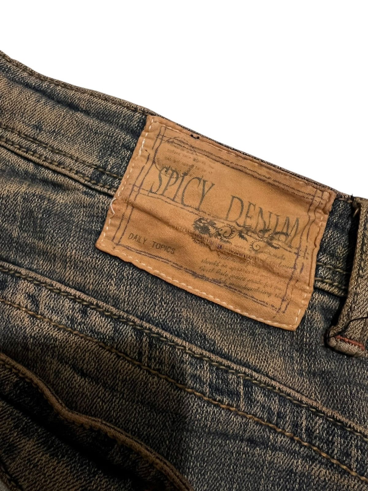 If Six Was Nine × Japanese Brand × Le Grande Bleu (L.G.B.) Spicy denim mudwash flared Denim pants Size US 29 - 8 Thumbnail