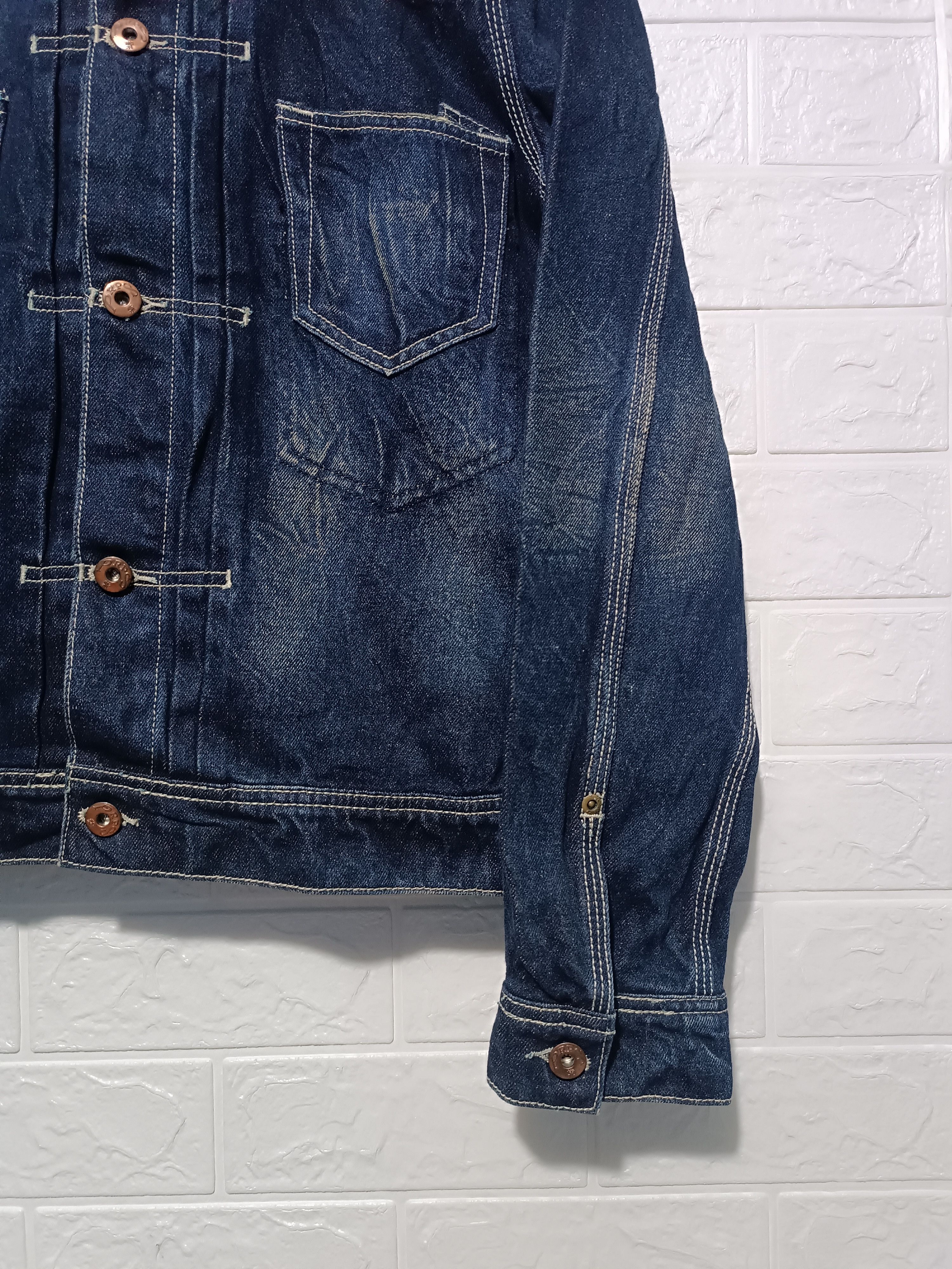 Prps Vintage Prps Indigo Wash Denim Trucker Jacket Size US M / EU 48-50 / 2 - 4 Thumbnail