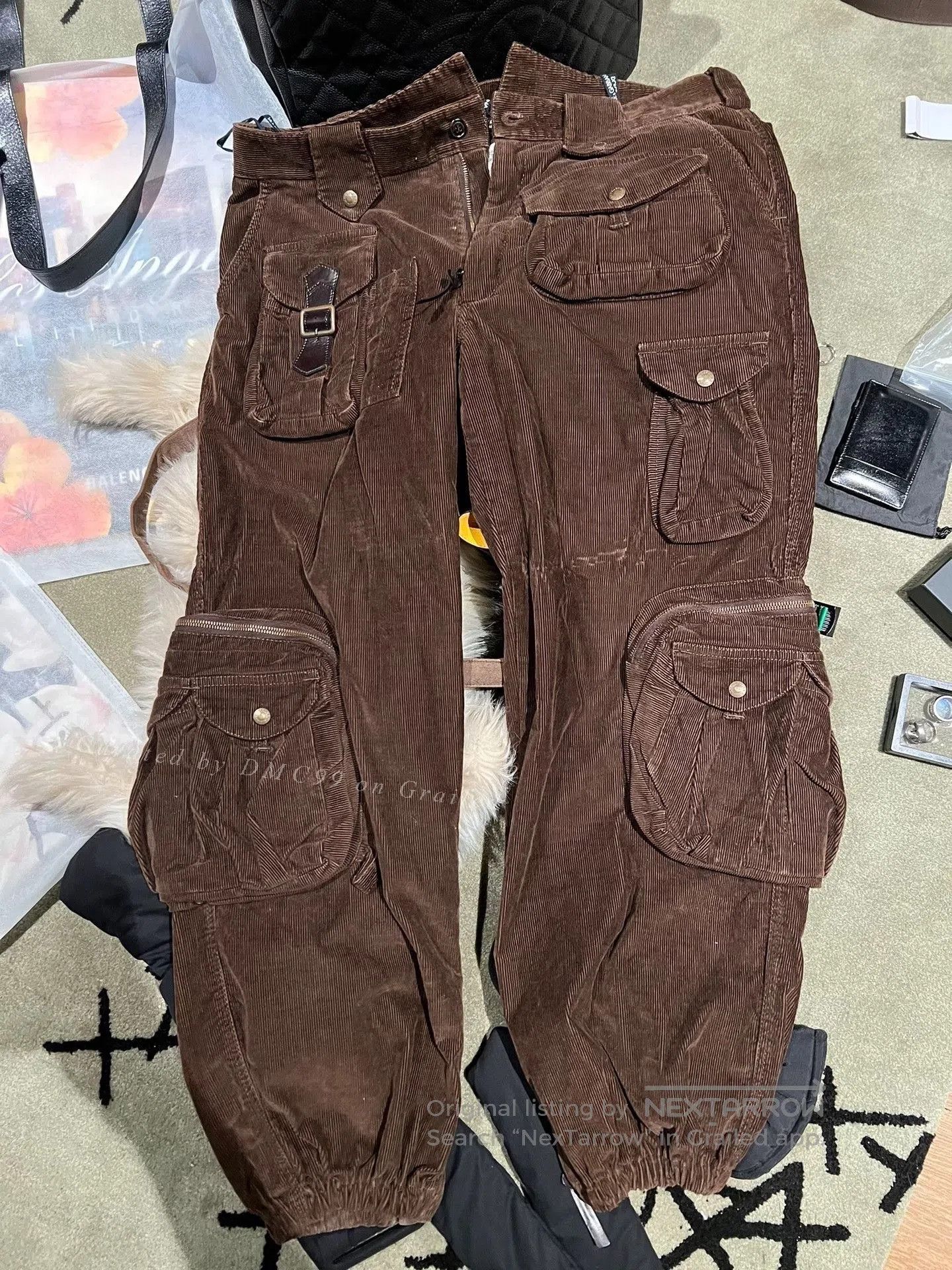 Dolce & Gabbana Dolce&Gabbana SS03 Cargo Corduroy Pants. Size US 26 / EU 42 - 1 Thumbnail