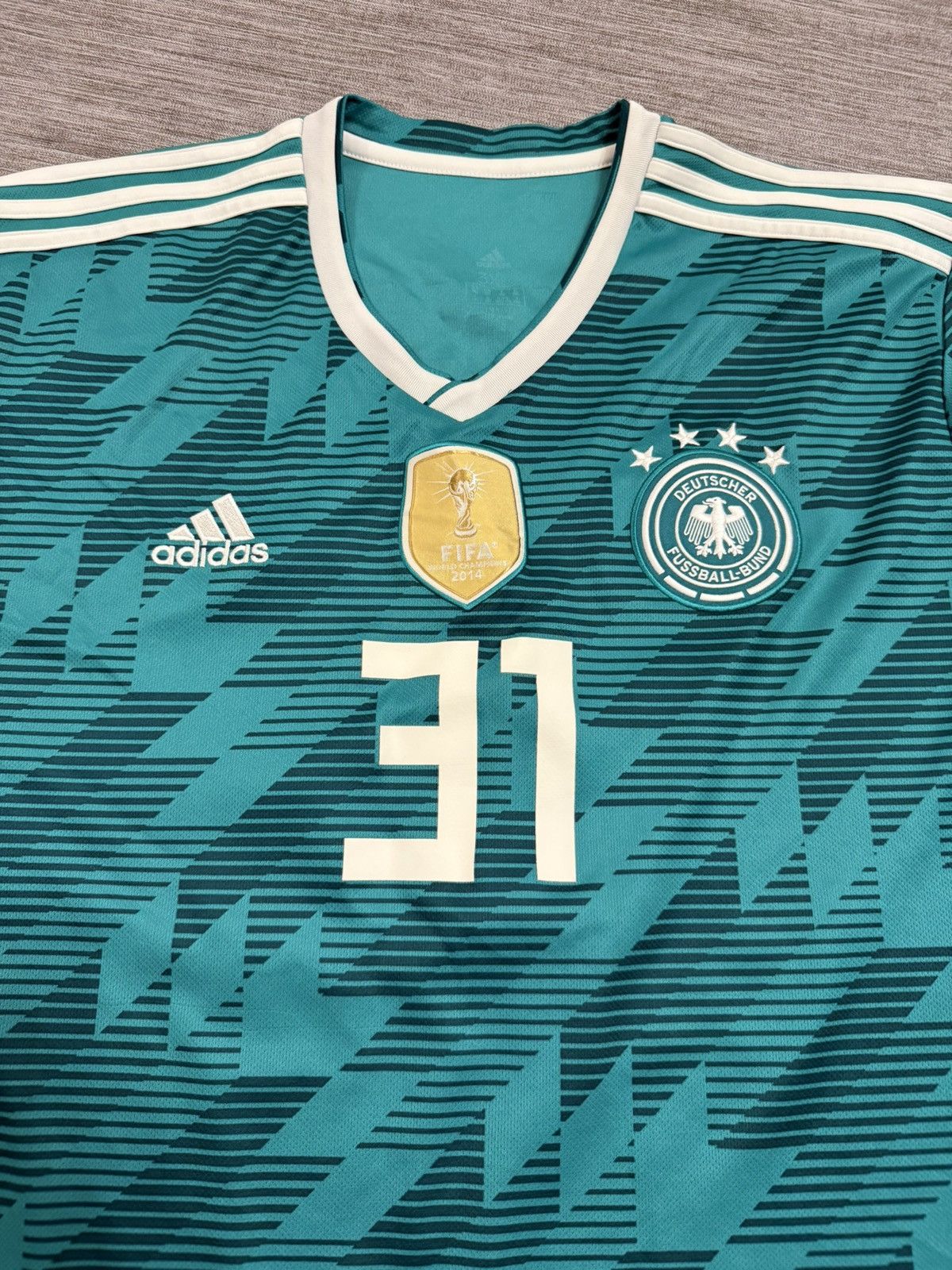 Adidas Jersey Adidas Germany Size US XXL / EU 58 / 5 - 4 Thumbnail
