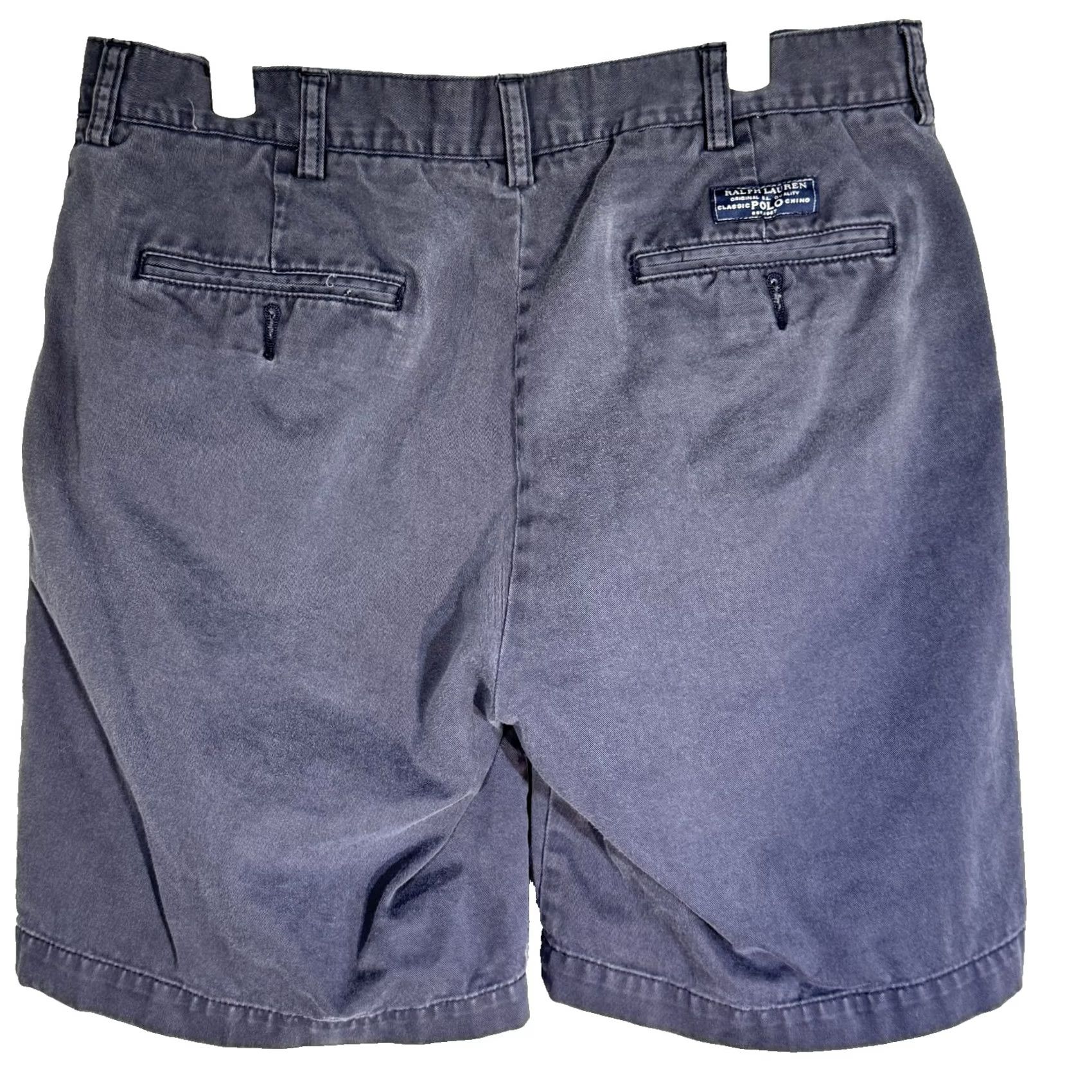 Polo Ralph Lauren Ralph Lauren Polo Shorts Mens 34 Classic Chino Prospect Short Pockets Zip Fly Blue Size US S / EU 44-46 / 1 - 2 Thumbnail