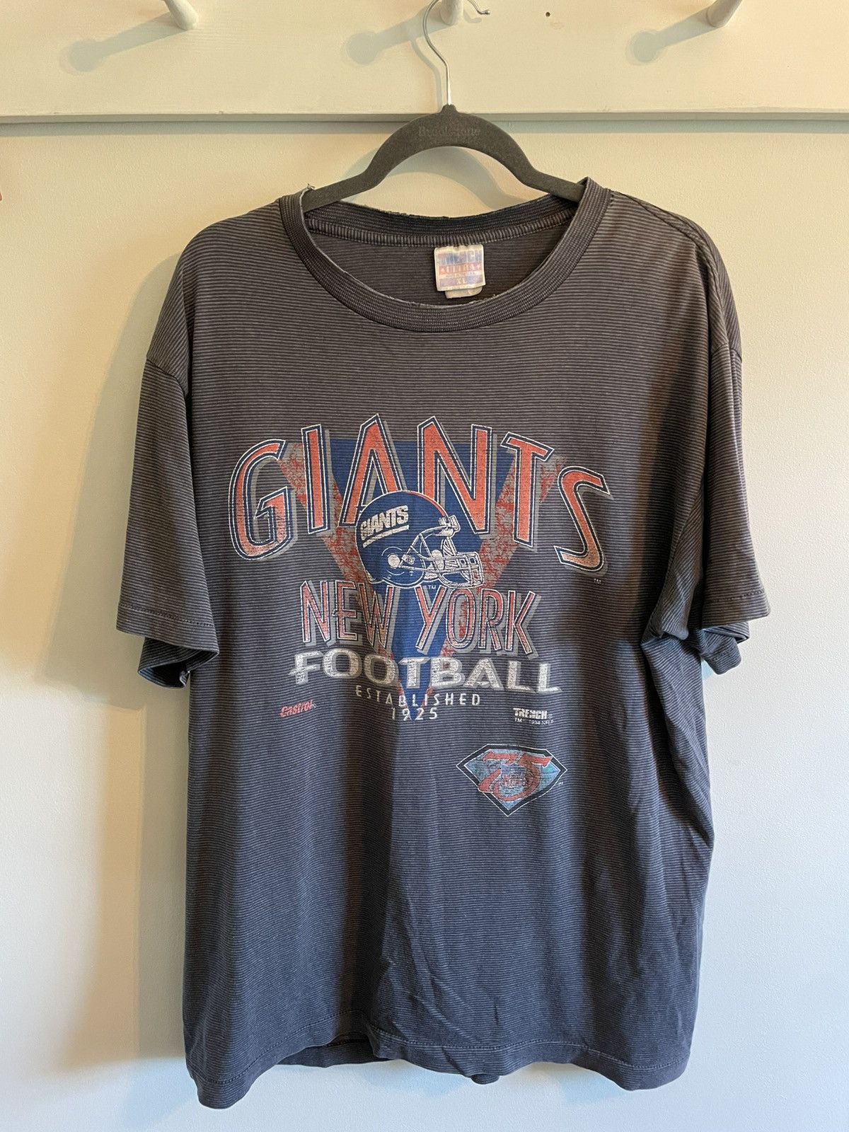 NFL Vintage 90s New York Giants Tee Size US XL / EU 56 / 4 - 1 Thumbnail