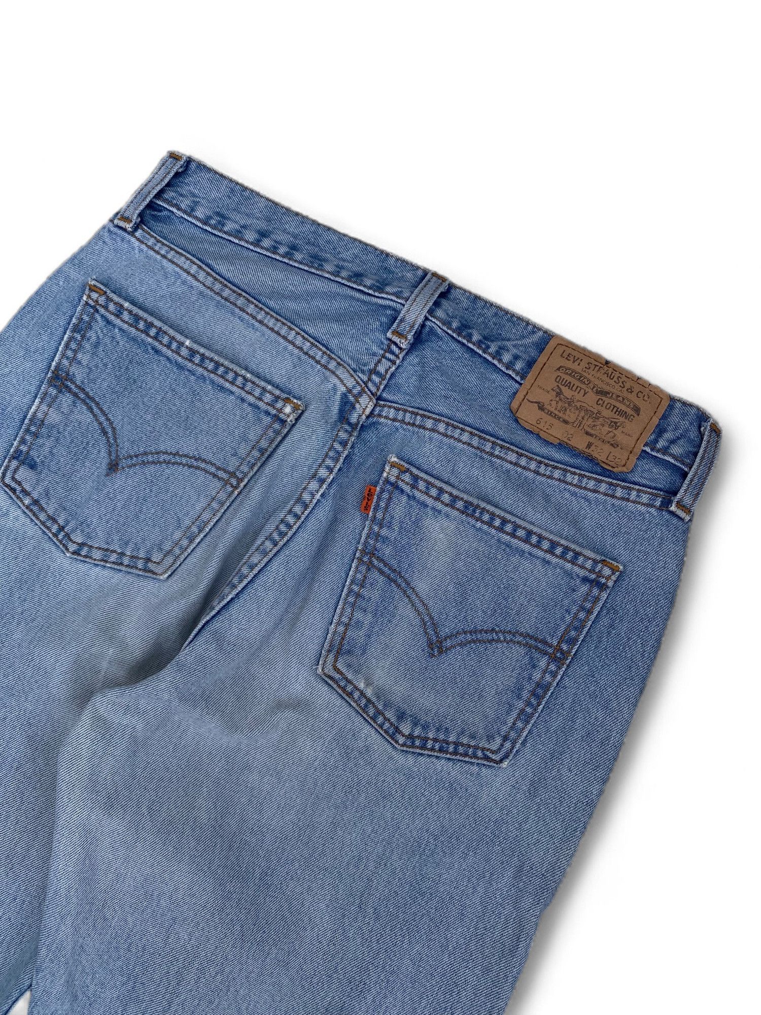 Levi's × Vintage Vintage Levi's Orange Rab baby blue Jeans distressed Size US 32 / EU 48 - 1 Thumbnail