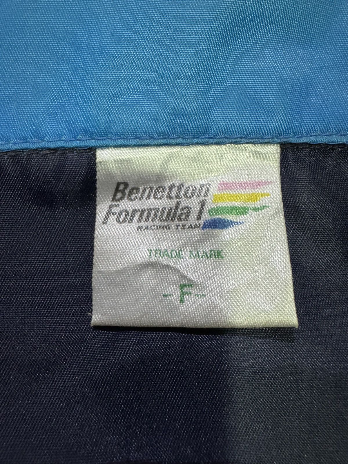 Formula 1 VERY RARE VINTAGE JACKET BENETTON FORMULA 1 CHAMPIONSHIP Size US L / EU 52-54 / 3 - 5 Thumbnail