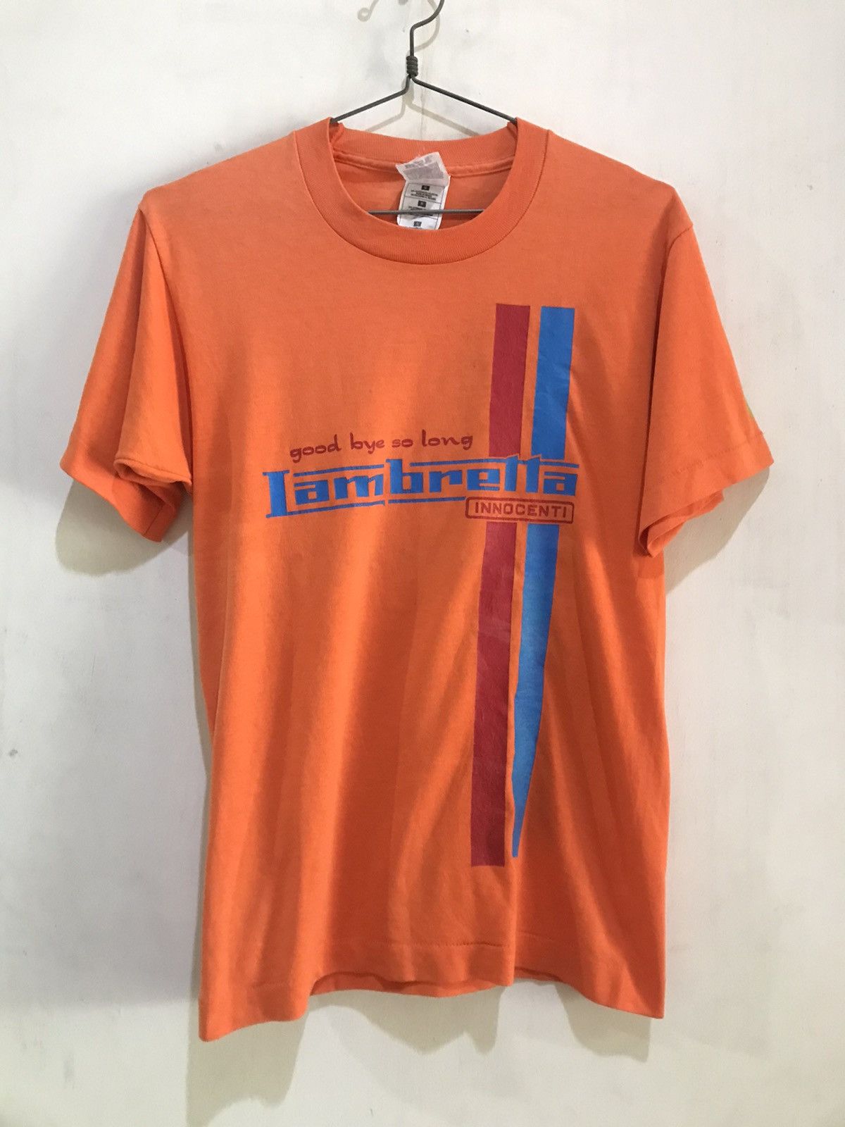 Lambretta × Vintage Vintage 90s Lambretta racing stripe Tee mods Single stitch Size US S / EU 44-46 / 1 - 13 Thumbnail