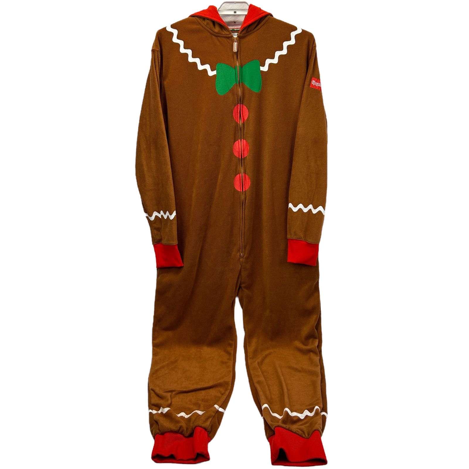 Tipsy Elves Tipsy Elves Gingerbread Man Jumpsuit Brown Bodysuit 2XL Size US XXL / EU 58 / 5 - 1 Thumbnail