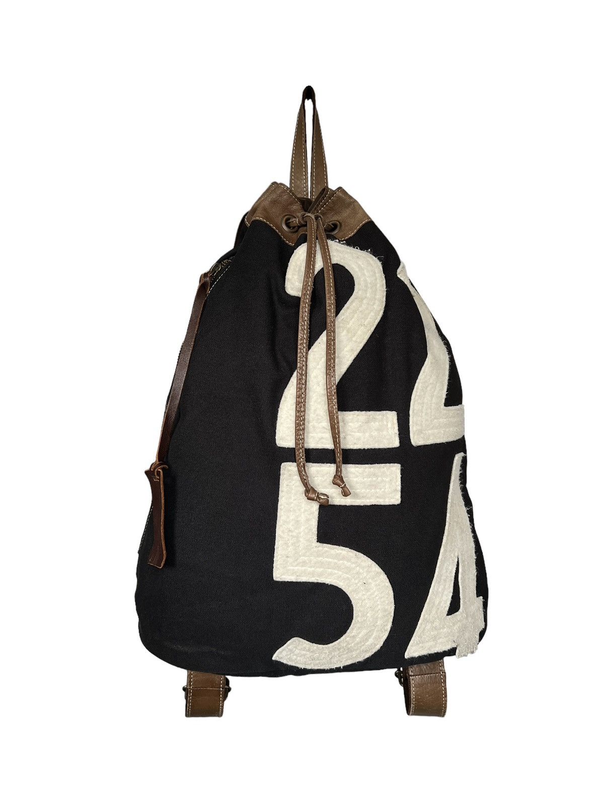 Japanese Brand Tideway 🇯🇵 x Steed Numericals Canvas Backpack Size ONE SIZE - 2 Thumbnail