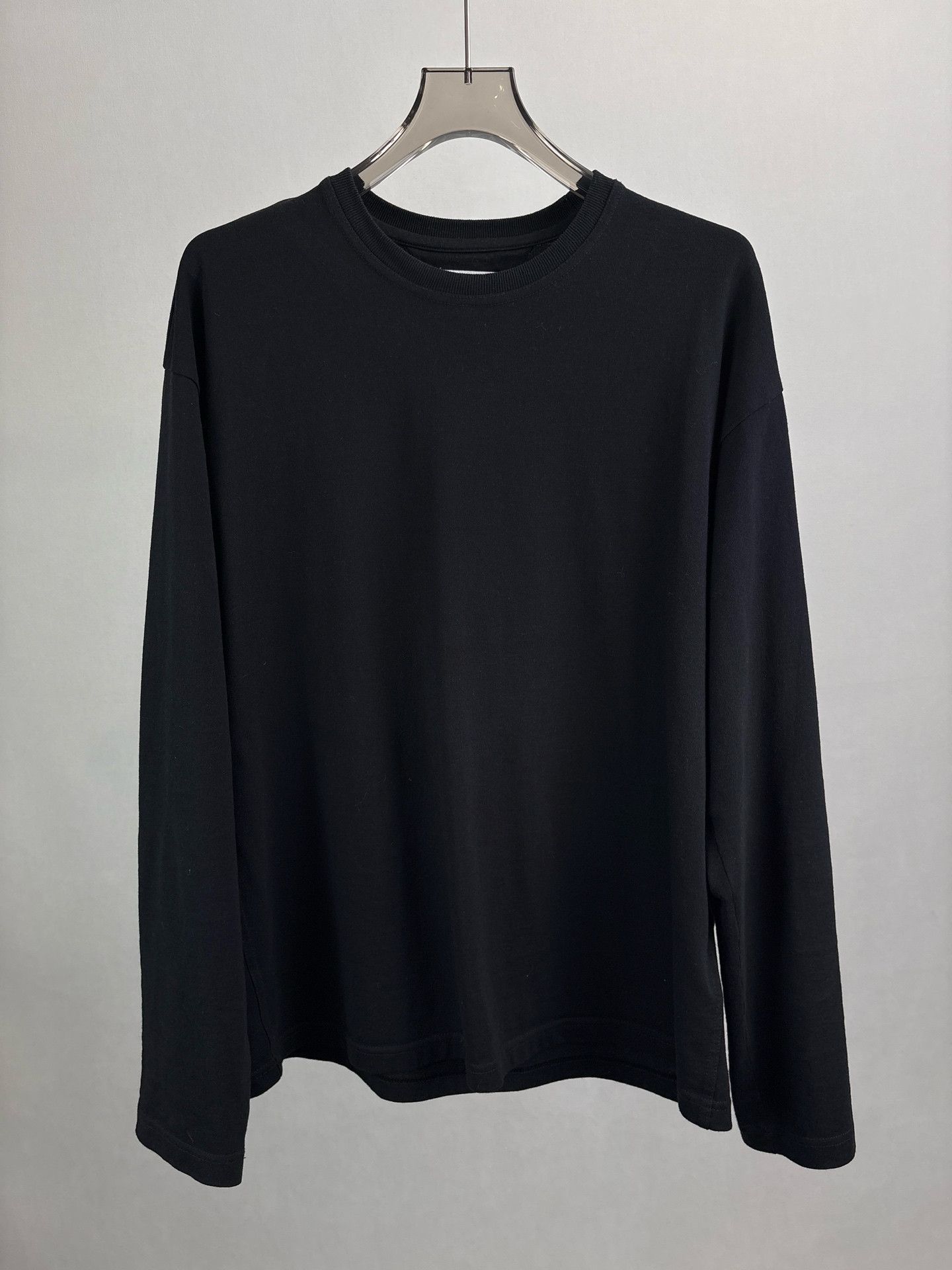 Bottega Veneta Bottega Veneta Black Long Sleeve T-Shirt Size XL Size US XL / EU 56 / 4 - 1 Thumbnail