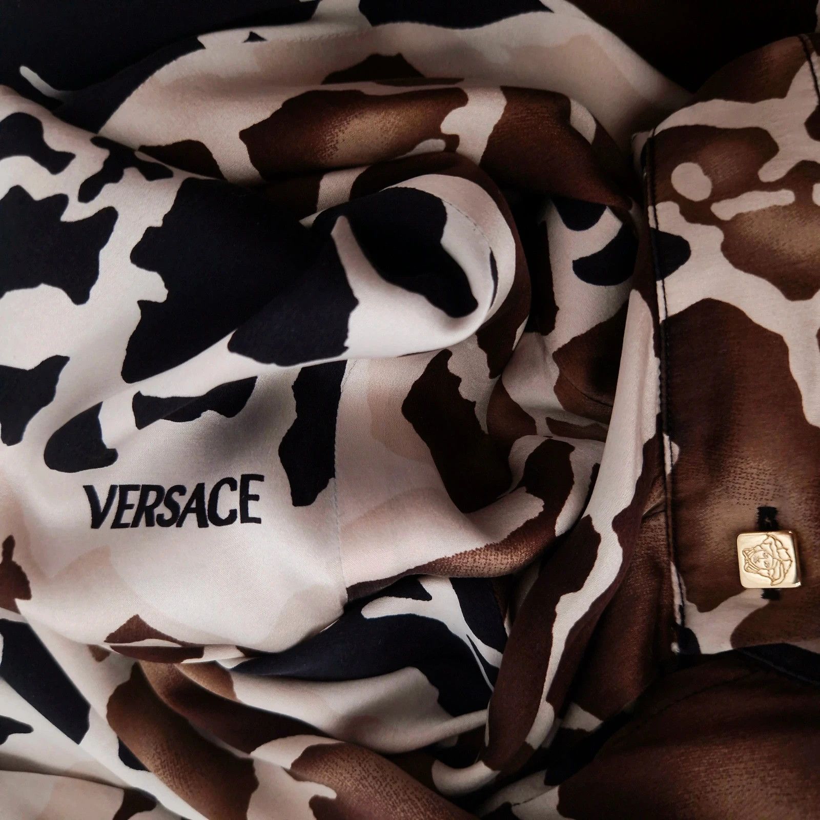 Versace Versace Giraffe Print Summer Shirt Size L / US 10 / IT 46 - 3 Thumbnail