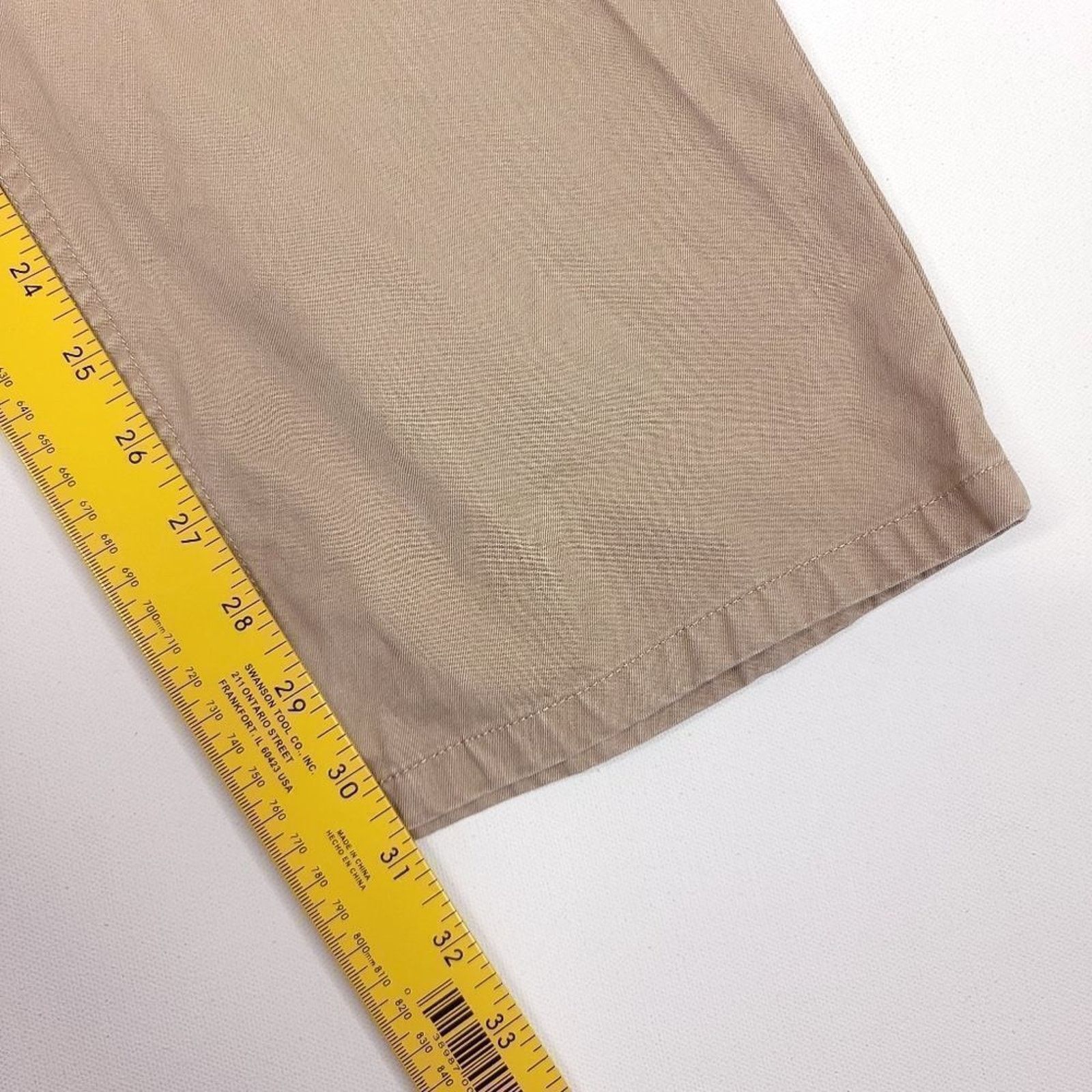 Bonobos Bonobos Straight Fit Chino Pants Mens 35x31 Tan Cotton Size US 35 - 6 Thumbnail