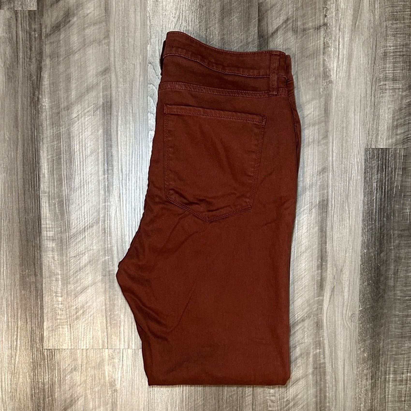 MONFRERE Monfrere Japanese Denim Stretch Jeans 34 Regular Men Rust Brown 28 41 34 Size US 34 / EU 50 - 2 Thumbnail