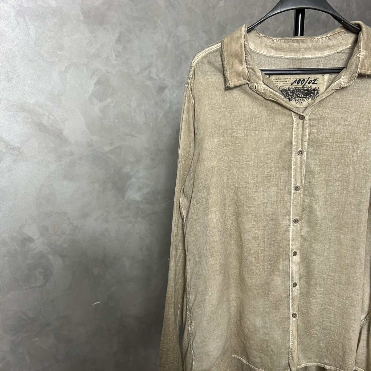 Rundholz Rundholz Avantgarde Button Front Shirt In Walnut Cloud Brown Size S / US 4 / IT 40 - 7 Thumbnail