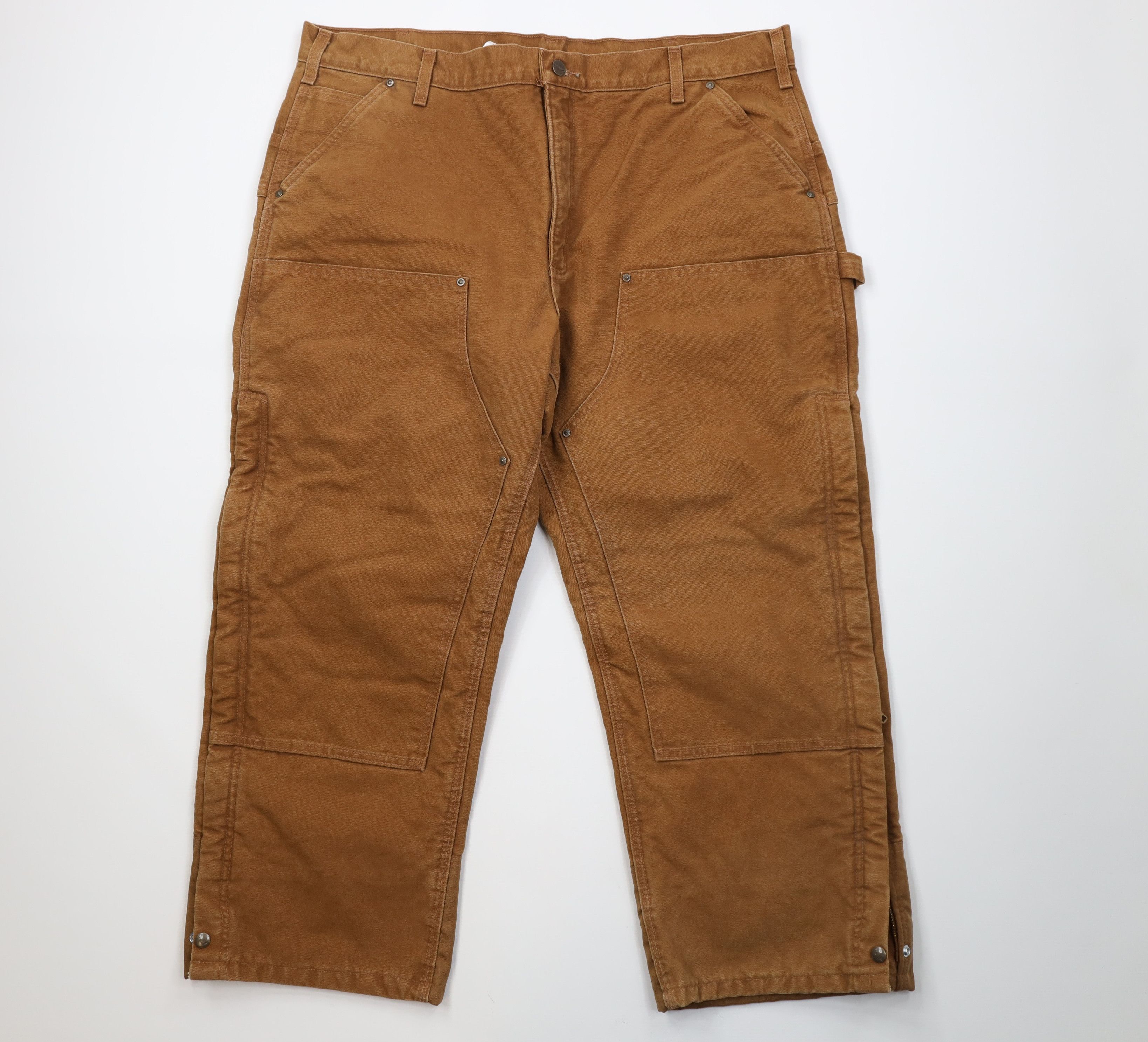 Carhartt Vintage Carhartt Double Knee Canvas Wide Leg Pants Brown Size US 42 / EU 58 - 1 Thumbnail