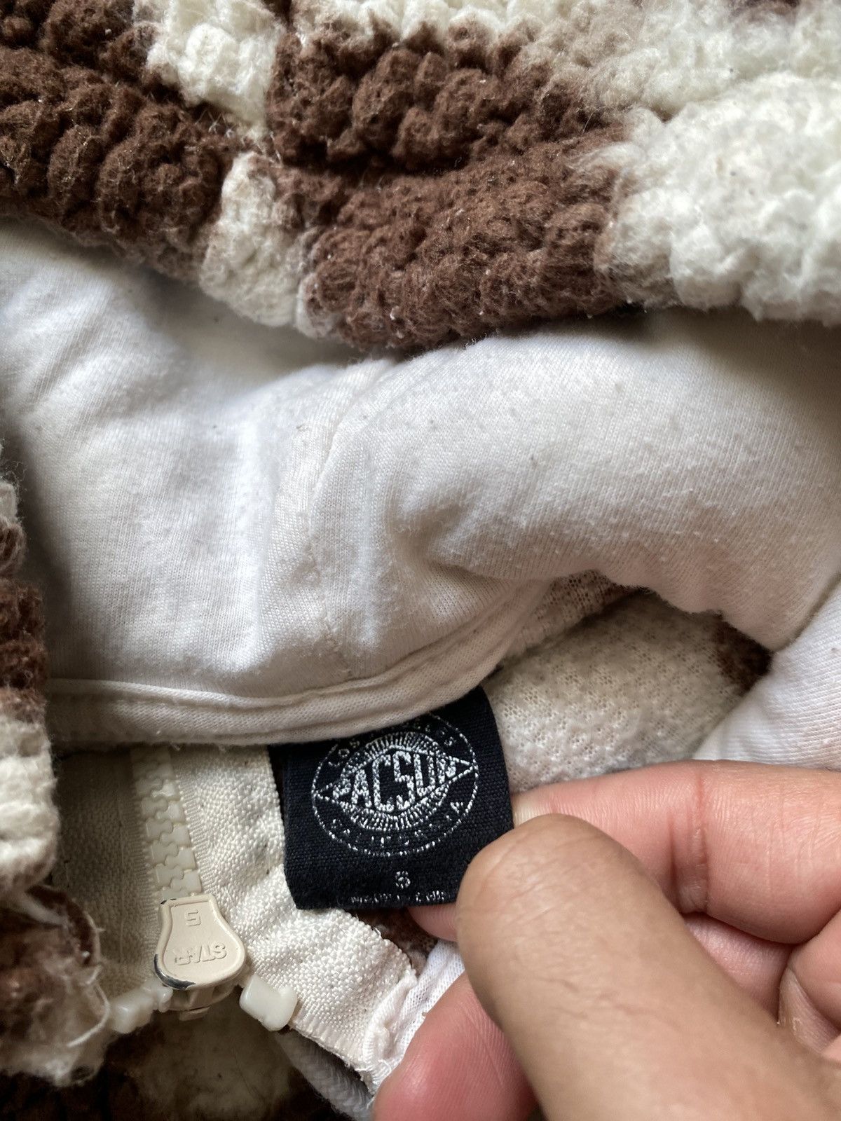 Pacsun Pacsun Fleece Yin Yang Zip Up Hoodie Size US S / EU 44-46 / 1 - 5 Thumbnail