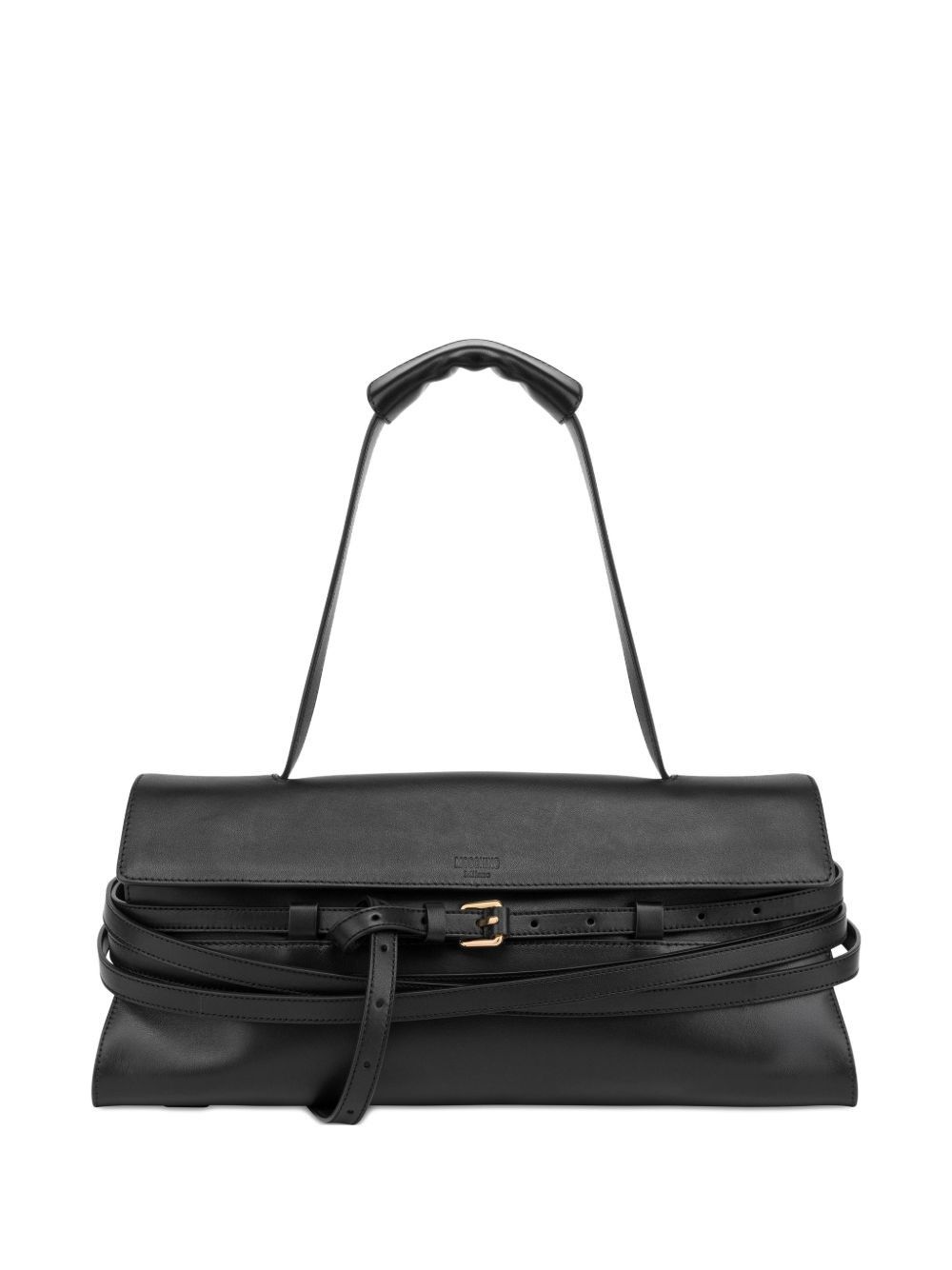 Moschino TIE ME LEATHER HANDBAG Size ONE SIZE - 1 Thumbnail