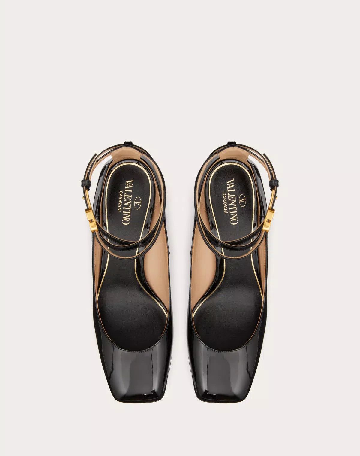Valentino o1s1wg110426 Tan-Go Patent Leather 70mm Pumps in Black Size US 11 / IT 41 - 4 Thumbnail