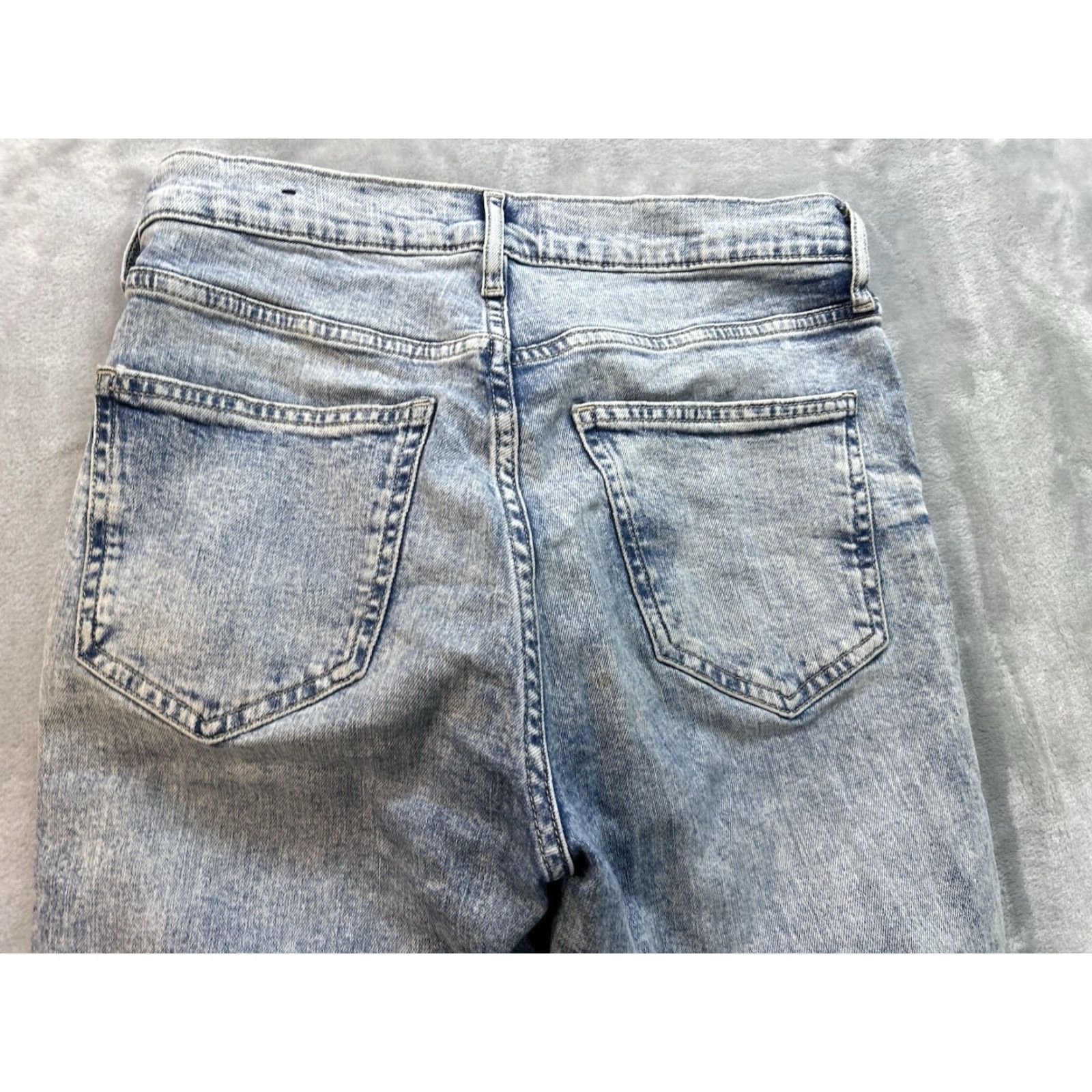 Gap Gap Jeans Womens 8/29 Light Blue High Rise Slim Stretch Denim Vintage 5-Pocket Zipper Fly 30W Inseam 26 Zip Size 30" / US 8 / IT 44 - 5 Thumbnail