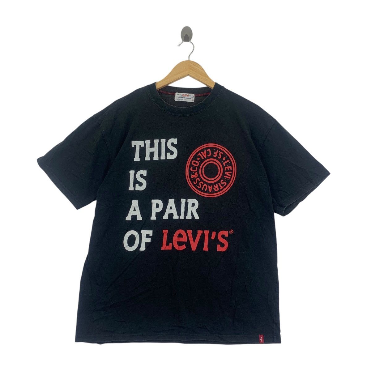 Levi's Vintage LEVIS’S STRAUSS RED TAB Collection Tee Shirt Top Size US XL / EU 56 / 4 - 1 Thumbnail