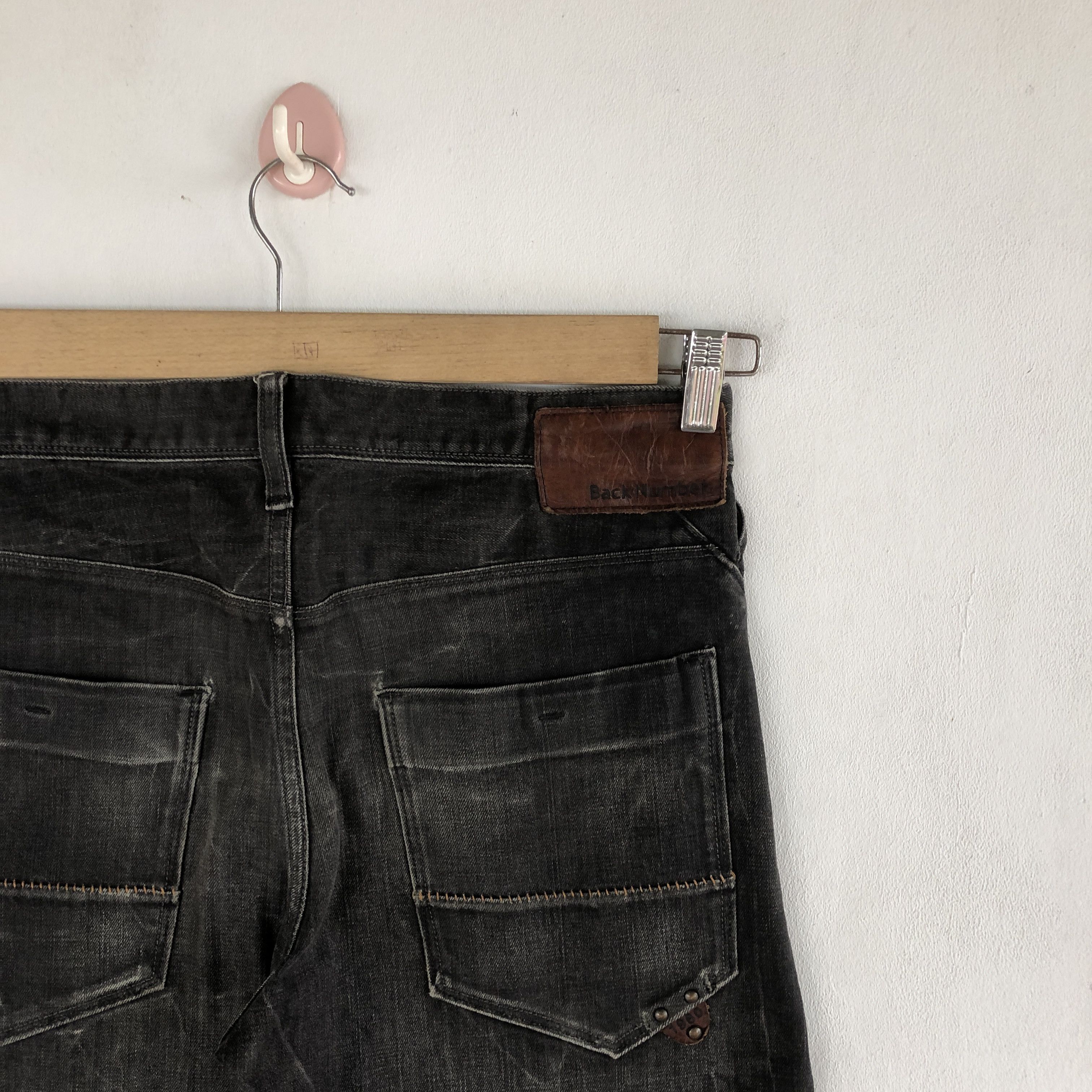 Japanese Brand Vintage Back Number Jeans Japanese Denim Pants Size US 32 / EU 48 - 5 Thumbnail