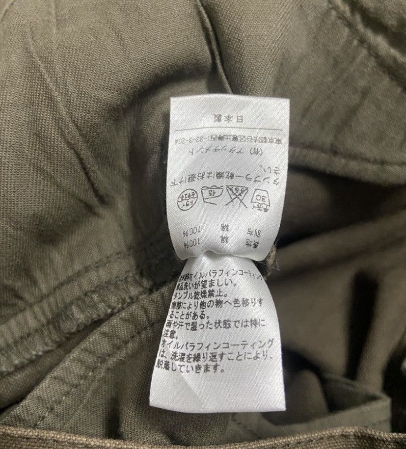 Kazuyuki Kumagai Attachment Attachment Japan Patina Waxed Cotton Duck Flare Cargo pants Size US 33 - 8 Thumbnail