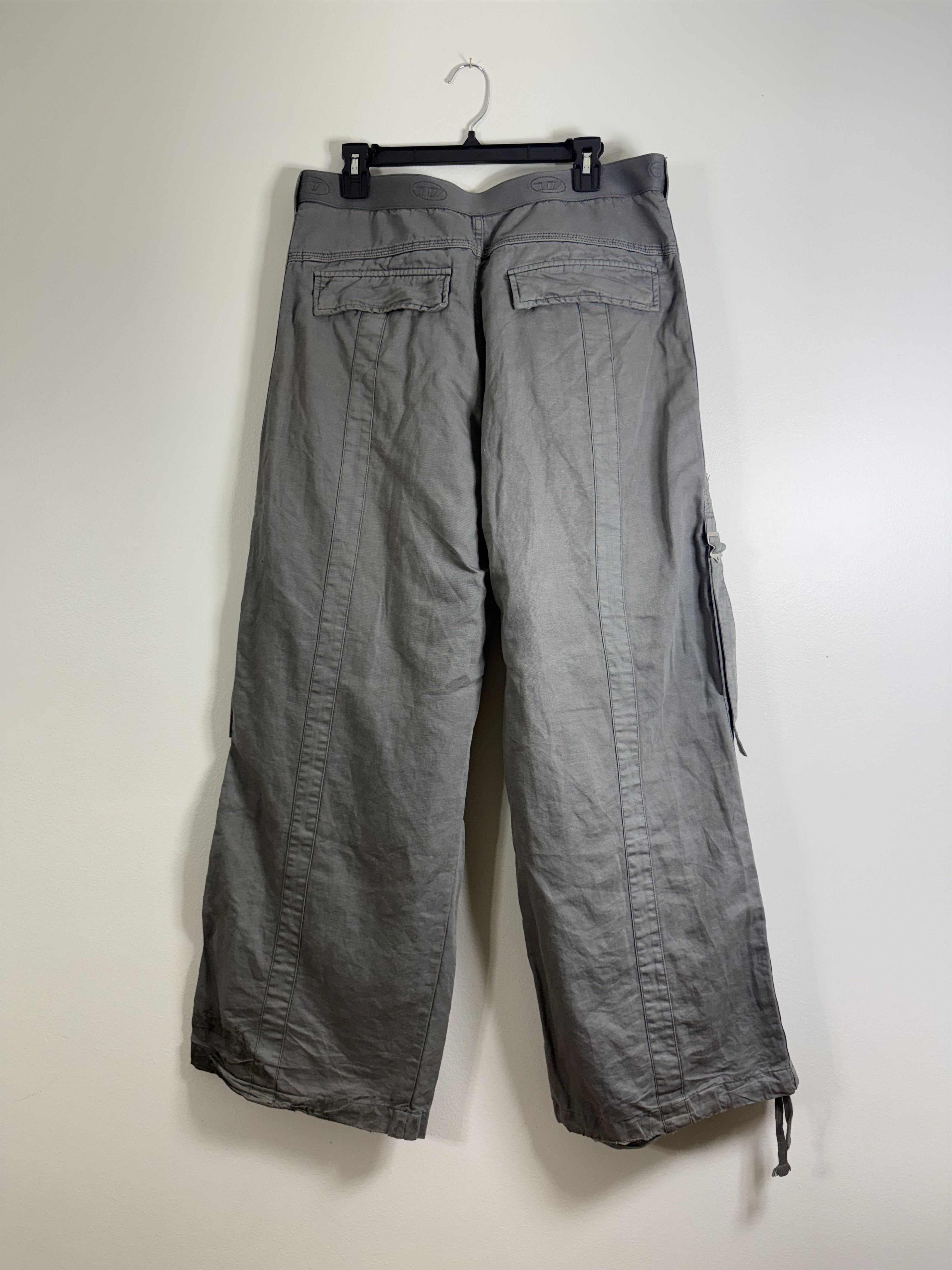 Diesel Gray Washed Belted Cargos Size US 32 / EU 48 - 4 Thumbnail