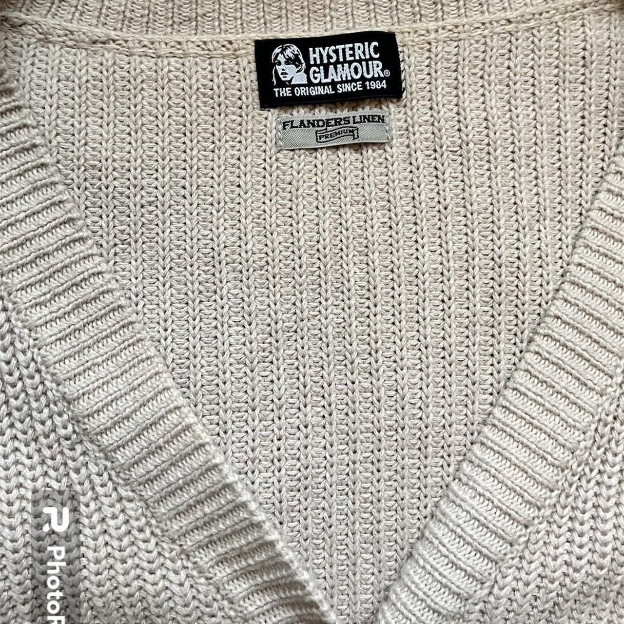 Hysteric Glamour hysteric glamour cream cardigan Size S / US 4 / IT 40 - 4 Thumbnail