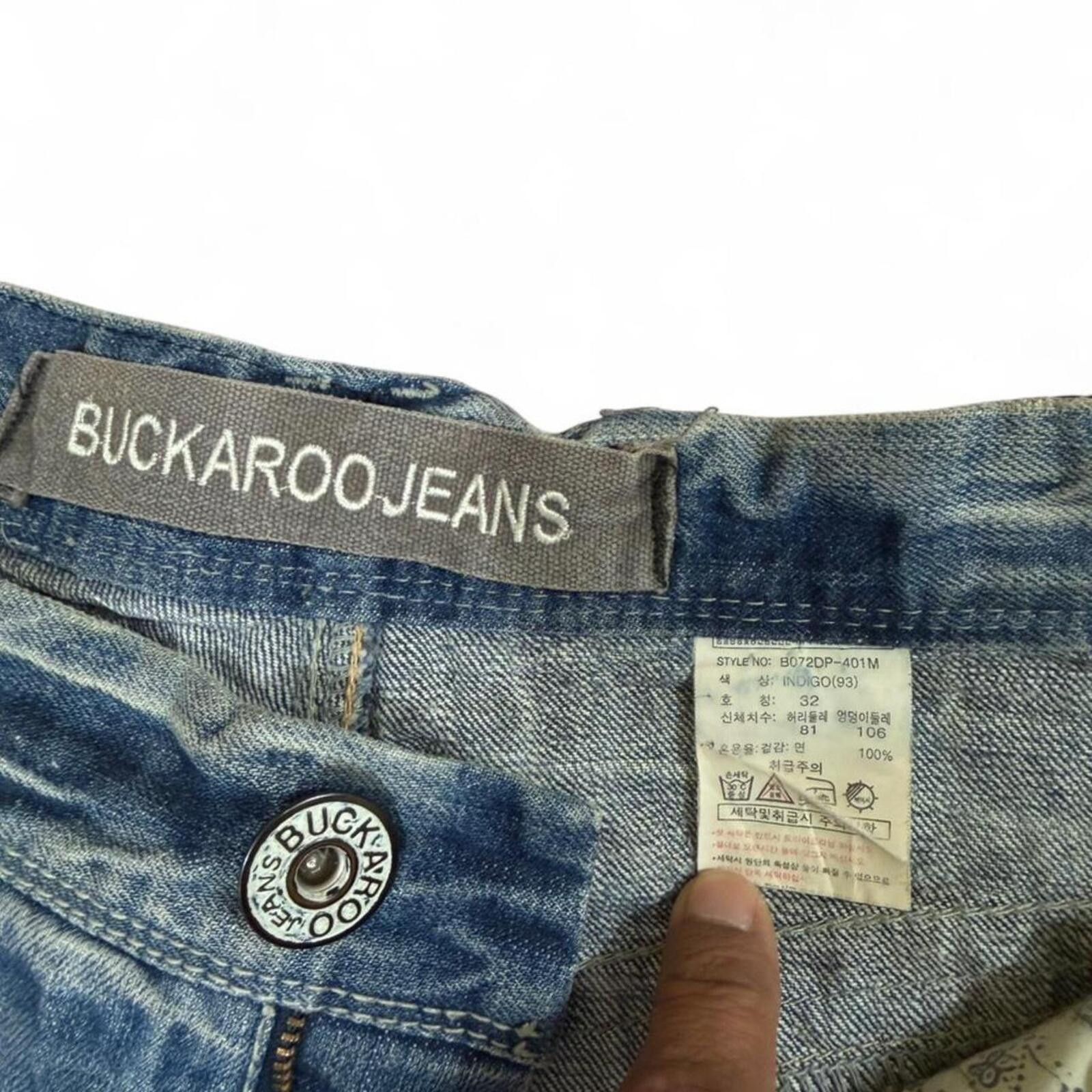 True Religion BUCKAROO VINTAGE STRAIGHT LEG DENIM JEANS Size US 34 / EU 50 - 5 Thumbnail