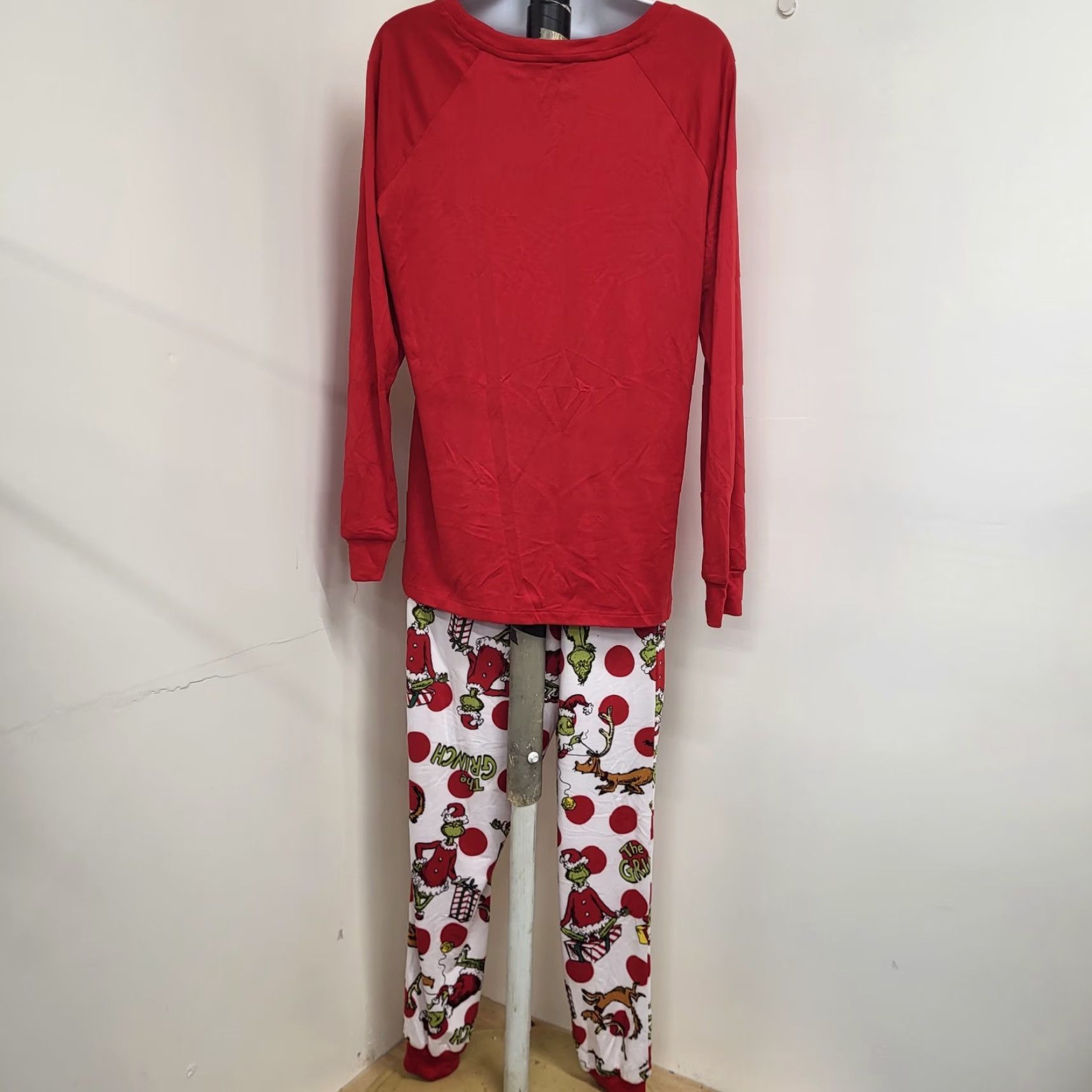 Vintage THE GRINCH DR.SEUSS Pajamas Women's Sz S Red/green Christmas 2 Piece Set Pajama Set Shirt? No. Size ONE SIZE - 6 Thumbnail