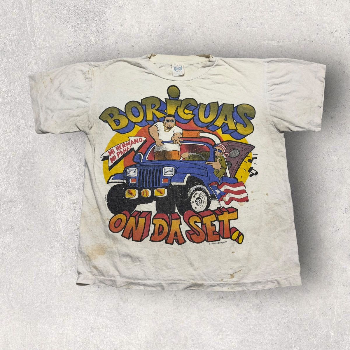 Vintage Vintage Boricuas tee Size US M / EU 48-50 / 2 - 1 Thumbnail