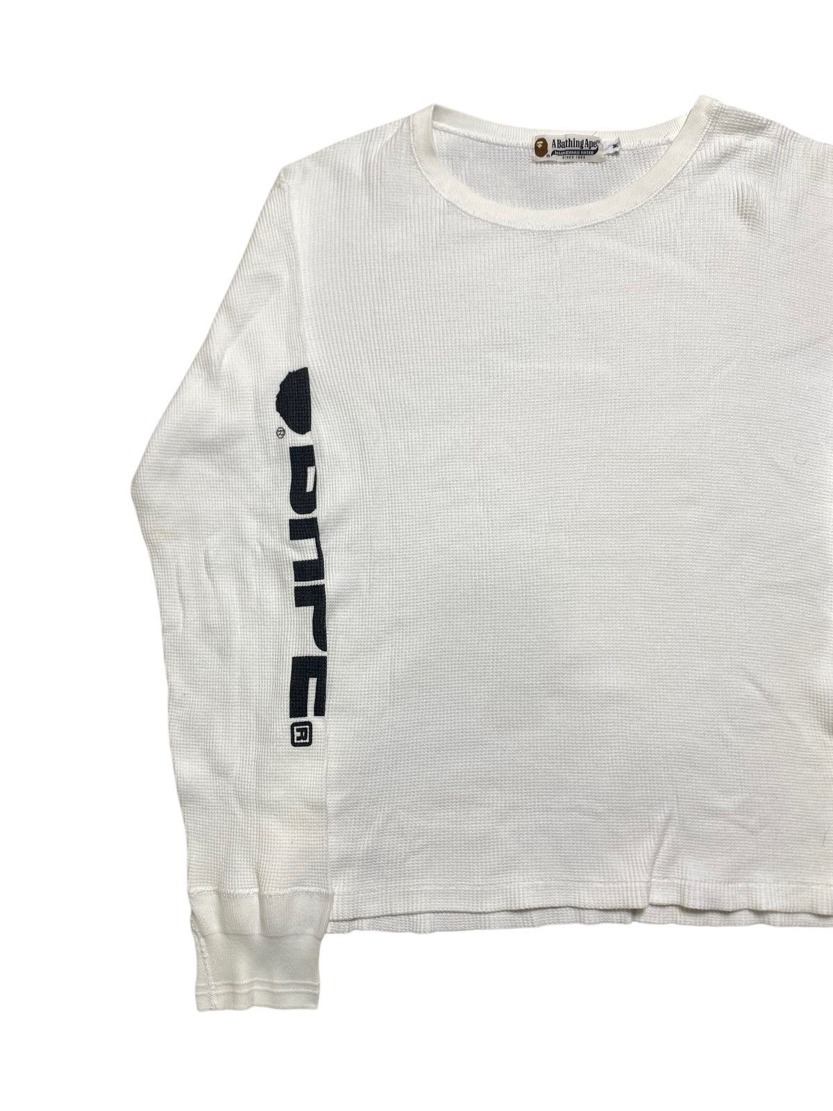 Bape VINTAGE WHITE TEE THE BATHING APE LONG SLEEVE Size US M / EU 48-50 / 2 - 4 Thumbnail