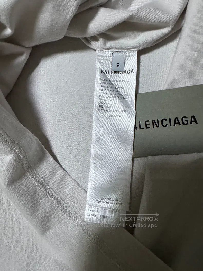 Balenciaga Balenciaga Pleated Distressed Short Sleeve Size US M / EU 48-50 / 2 - 4 Thumbnail
