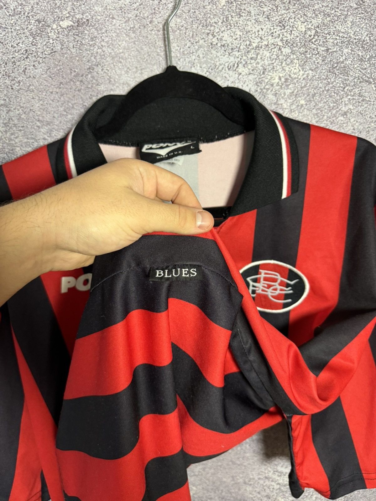 PONY × Vintage 90’s Vintage Birmingham City 1996/97 Pony Soccer Jersey Size US L / EU 52-54 / 3 - 13 Thumbnail