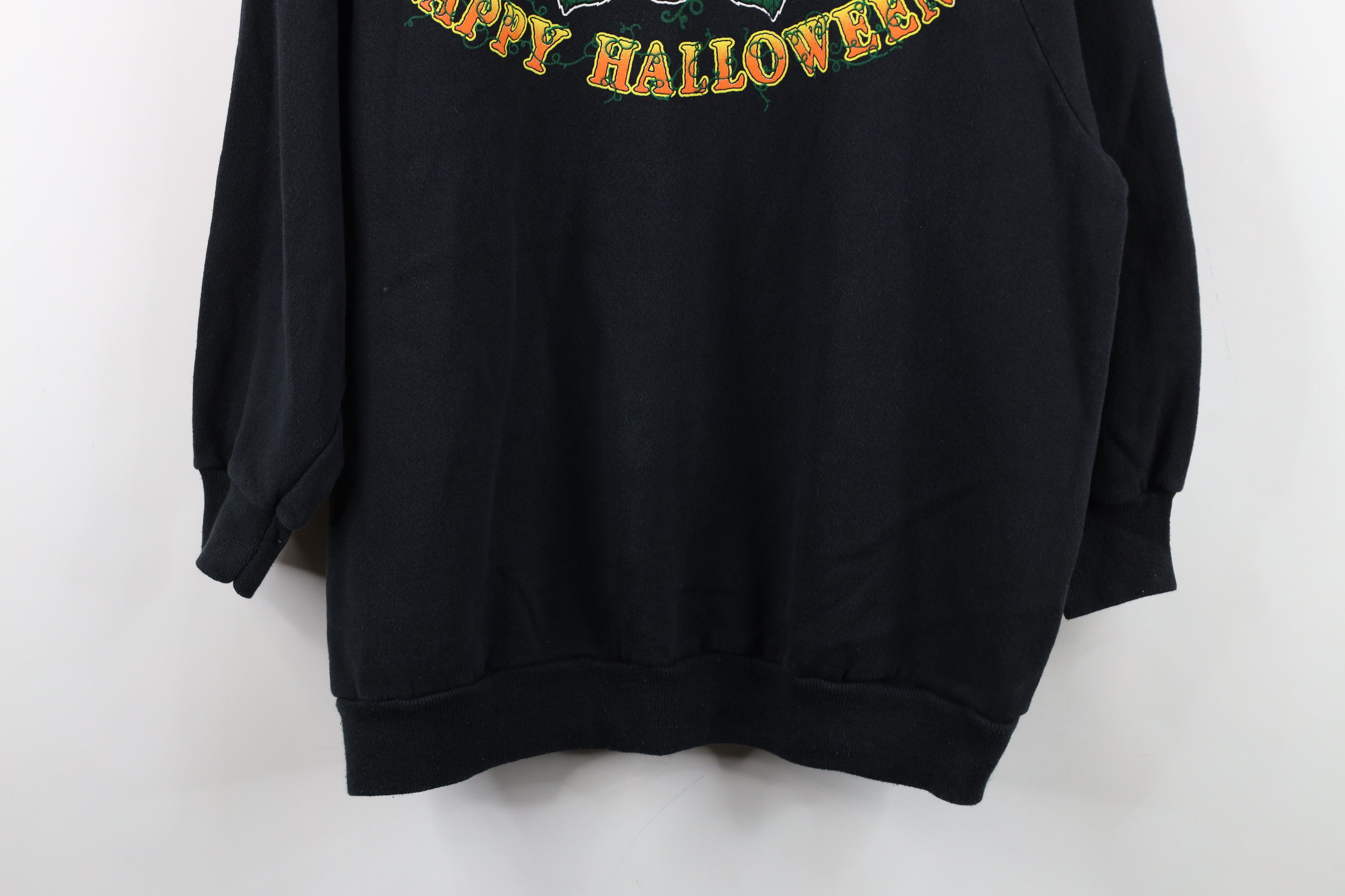 Vintage Vintage 80s 90s Streetwear Halloween Crewneck Sweatshirt Size XL / US 12-14 / IT 48-50 - 3 Thumbnail