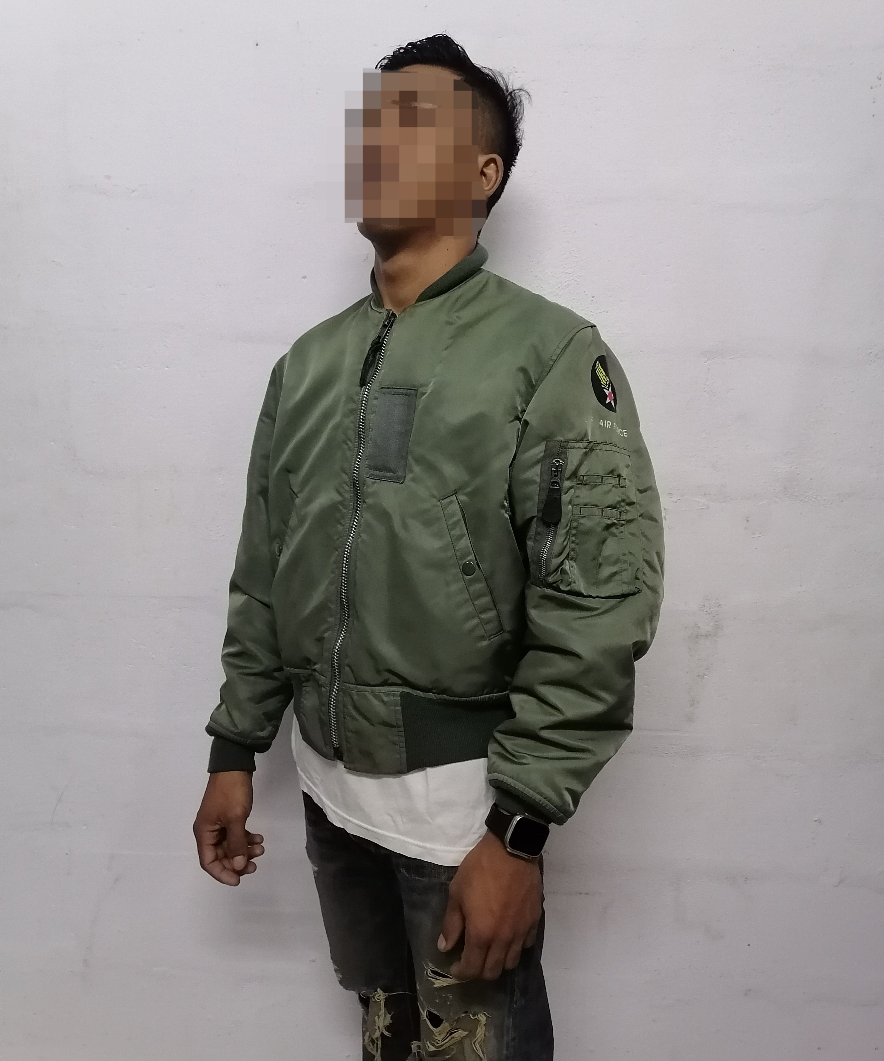 Buzz Rickson's Vintage Army Green Us Air Force MA-1 Bomber Jackets Size US M / EU 48-50 / 2 - 7 Thumbnail