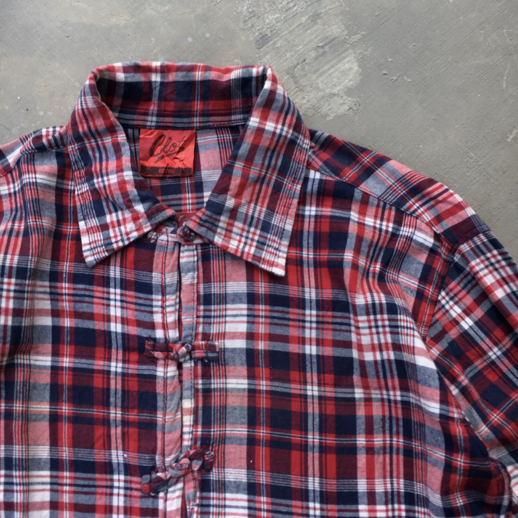 CLOT Clot Cheongsam Plaid Flannel Chinese Size US M / EU 48-50 / 2 - 2 Thumbnail