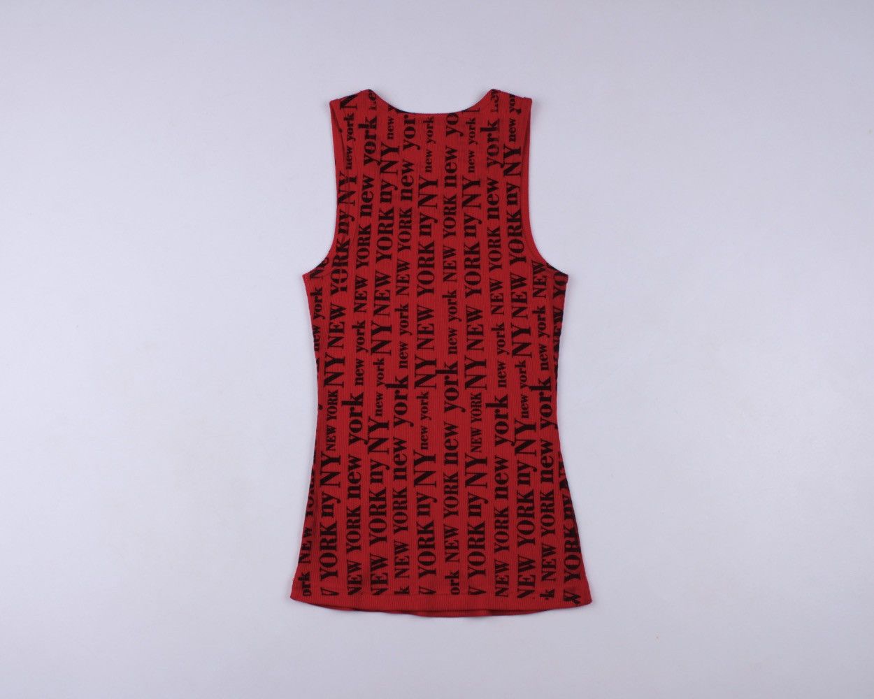 Vintage M&M's World Vintage New York Cotton Stretches Red Tank Top Size M / US 6-8 / IT 42-44 - 15 Thumbnail