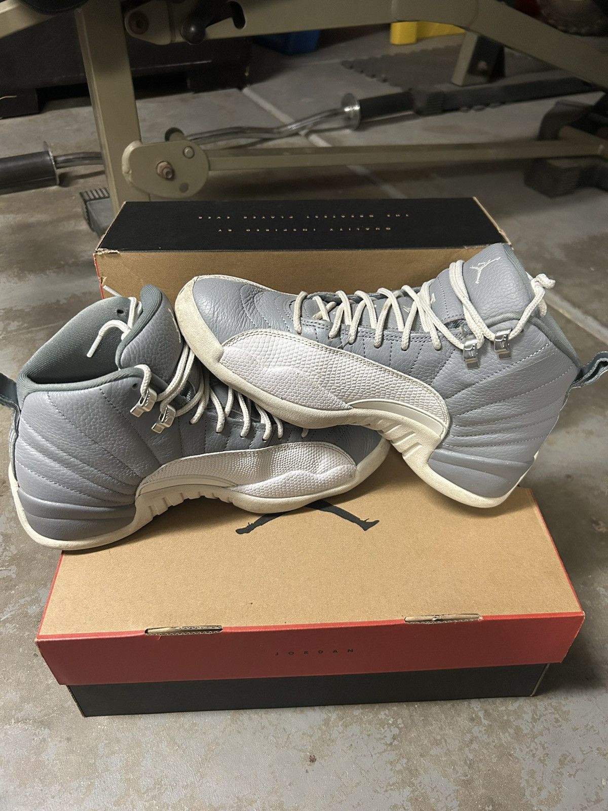Jordan Brand × Nike × Vintage Air Jordan 12 Stealth Size US 9 / EU 42 - 1 Thumbnail