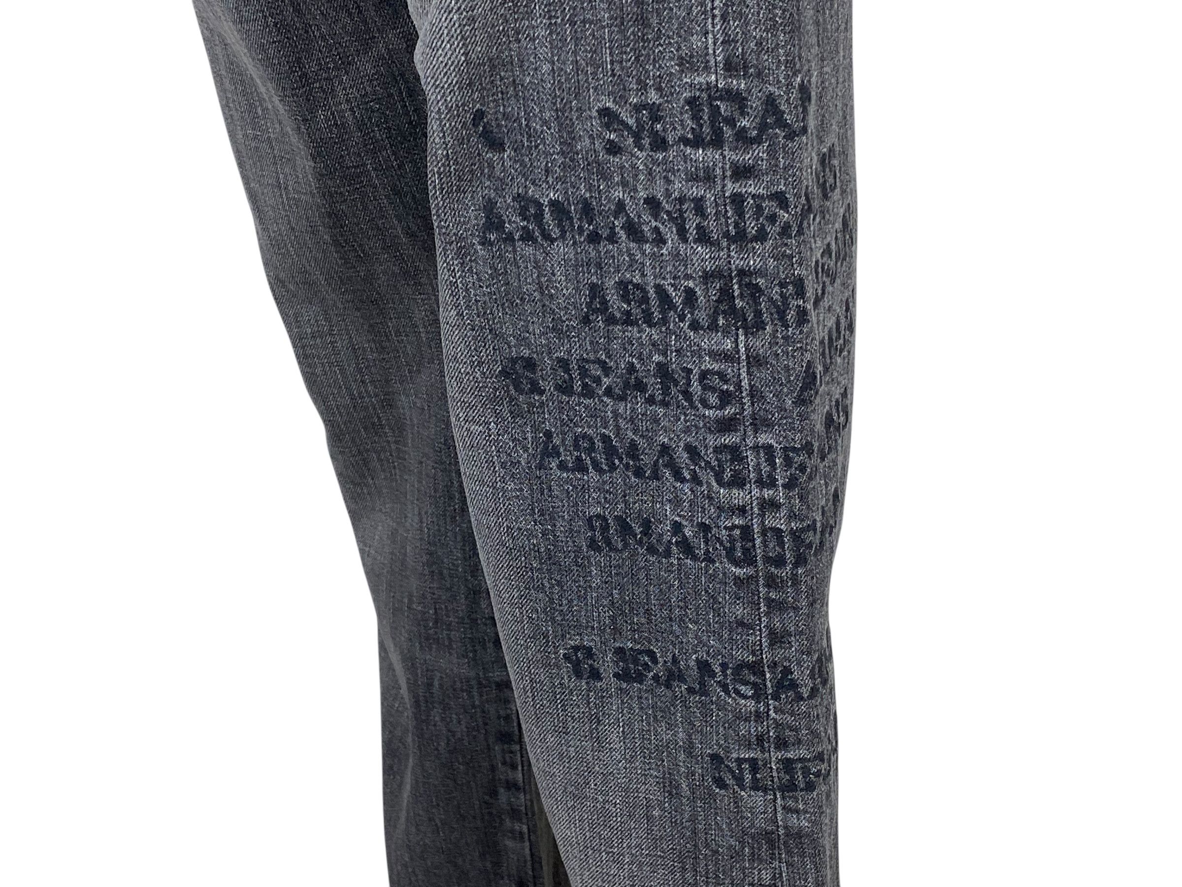 Armani Armani Jeans Distressed Denim Jeans Size US 27 - 6 Thumbnail