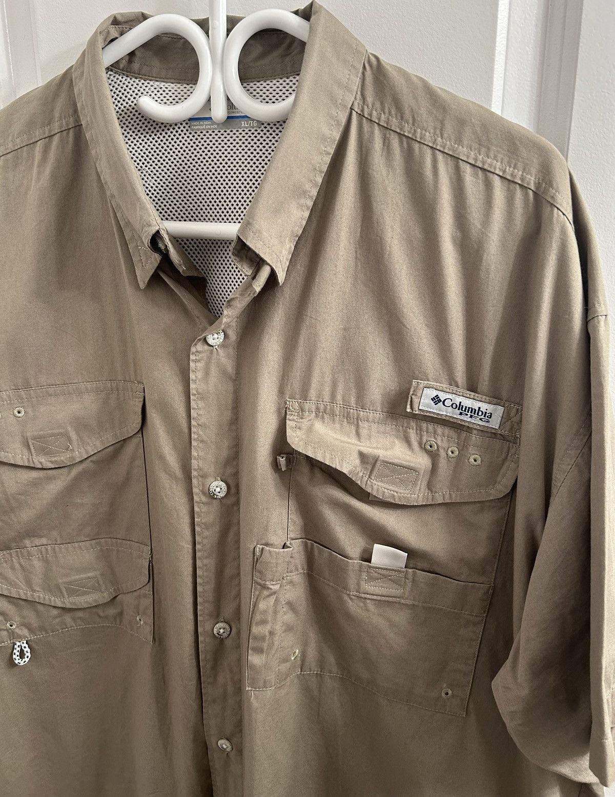 Columbia Columbia Fishing Gear Men’s Green Button Up Shirt Size XL Size US XL / EU 56 / 4 - 4 Thumbnail