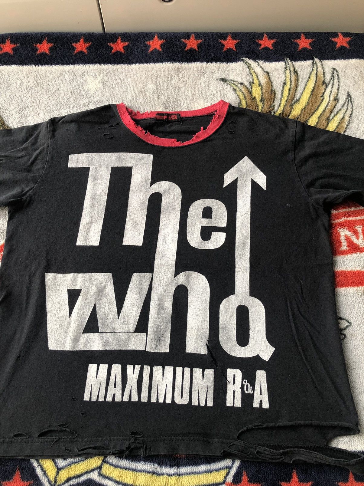 Vintage Thrashed Vintage The Wna Maximum R & A Shirt Tee Size US L / EU 52-54 / 3 - 19 Thumbnail