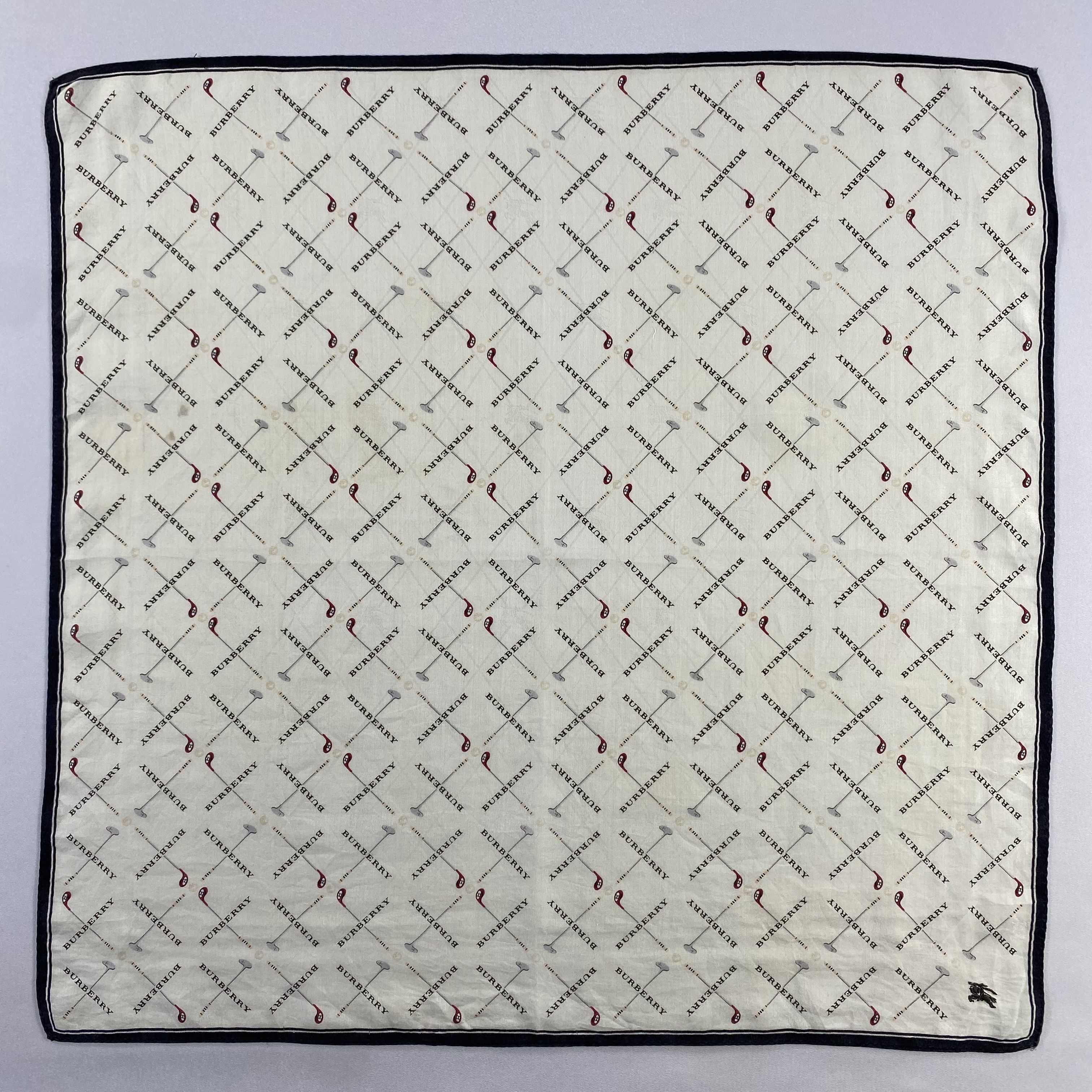 Burberry × Vintage Burberry Handkerchief / Neckerchief / Bandana-P1665 Size ONE SIZE - 1 Thumbnail