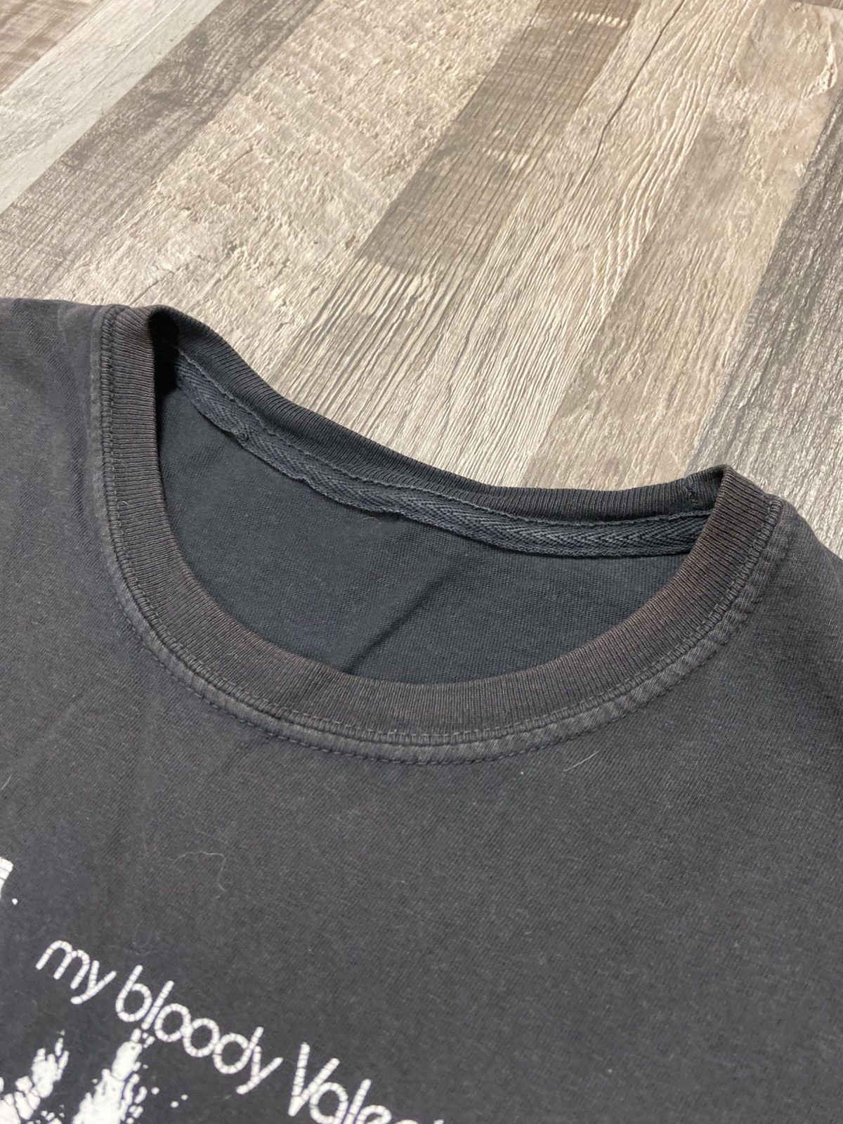 Band Tees Vintage My Bloody Valentine Tee T Shirt Sun Faded Black Rare Size US L / EU 52-54 / 3 - 3 Thumbnail