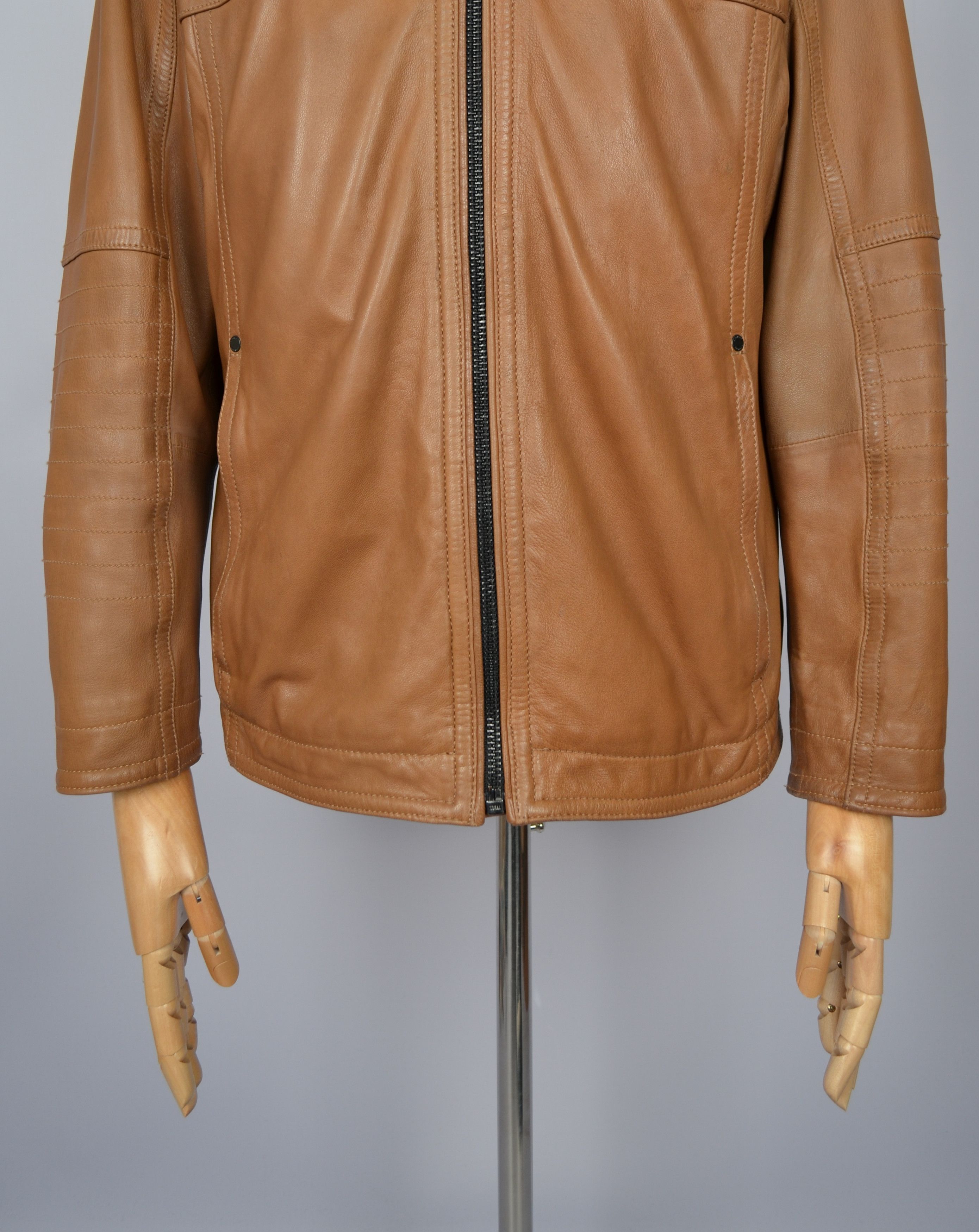 Designer × Strellson Strellson Leather Jacket Cognac Brown Size M Luxury VGC Size US M / EU 48-50 / 2 - 7 Thumbnail