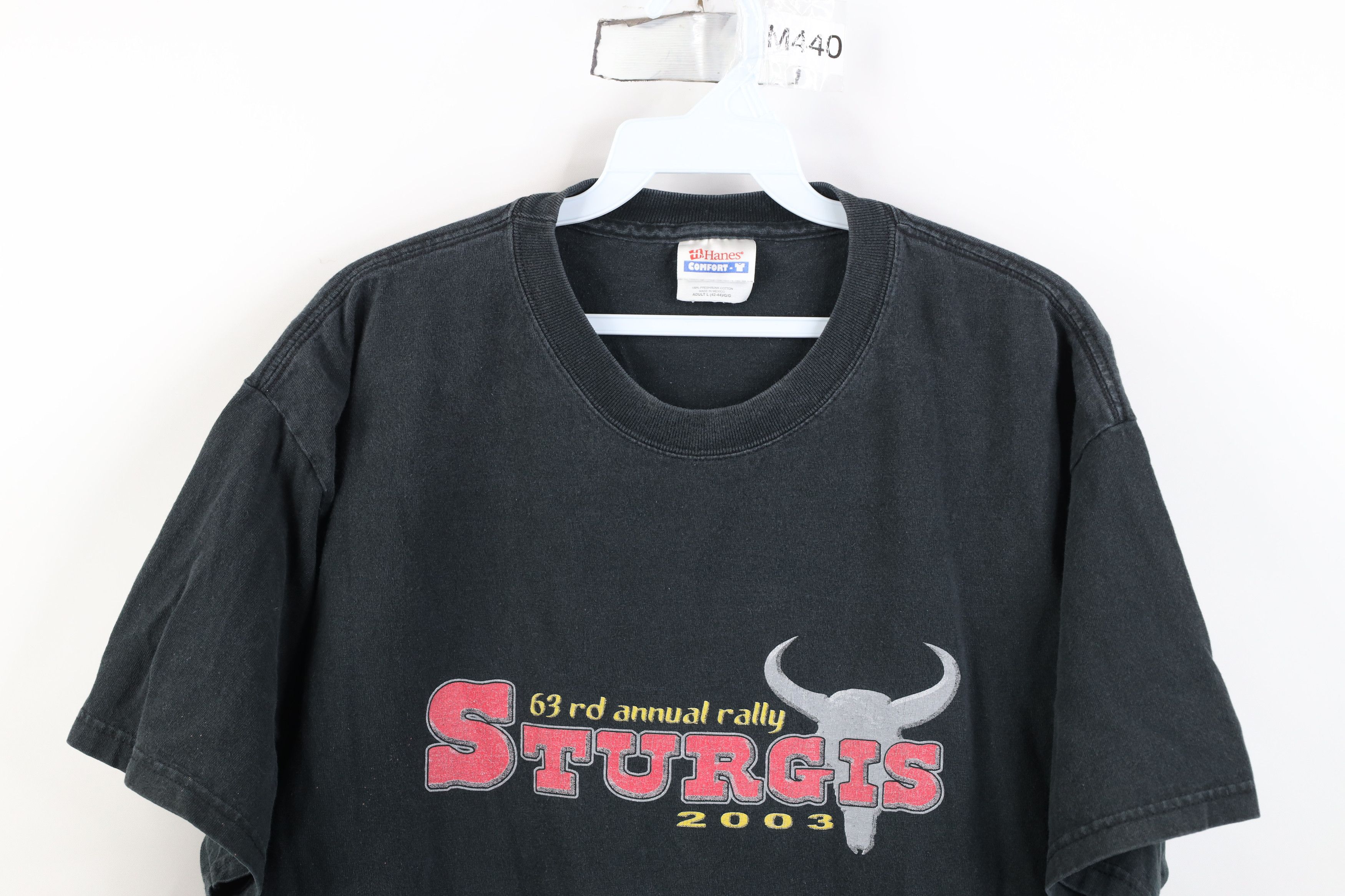 Vintage Vintage Y2K 2003 Sturgis Black Hills Motorcycle T-Shirt Size US L / EU 52-54 / 3 - 2 Thumbnail