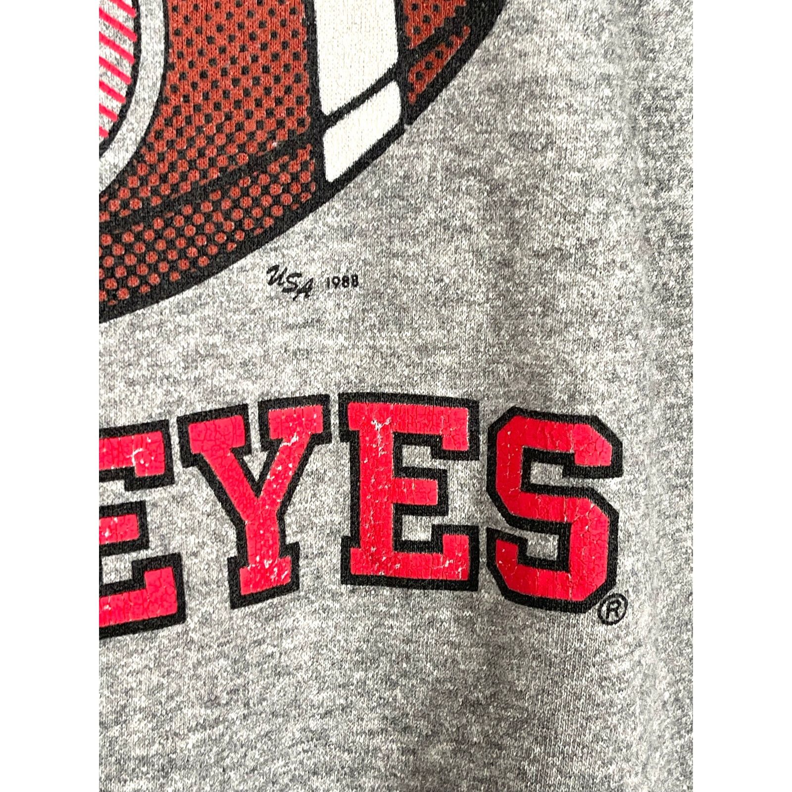 Tultex × Vintage Vintage 1988 Ohio State University Buckeyes Football Crew Size US L / EU 52-54 / 3 - 7 Thumbnail